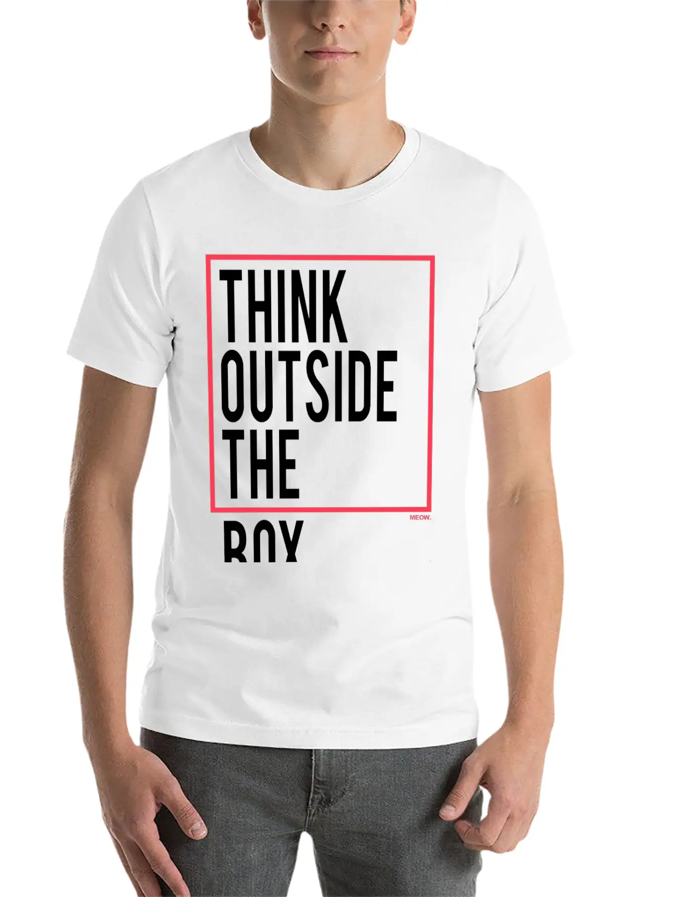 Think Outside The Box Essential Unisex Summer Tee – Soft Cotton Casual Fit