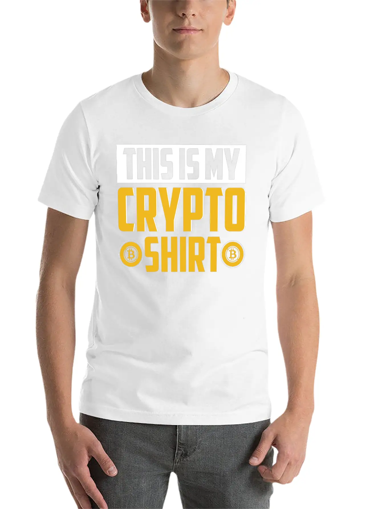 This Is My Crypto Shirt, Nft, Crypto Unisex Short Sleeve Soft Cotton T-Shirt – Casual Everyday Wear