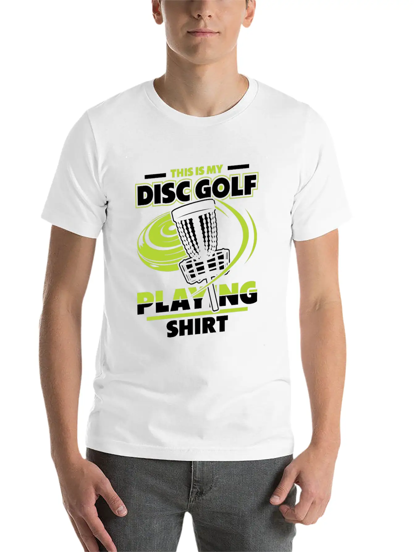 This Is My Disc Golf Playing Clothing Player Pro Unisex Casual T-Shirt – Clean Design For Daily Comfort