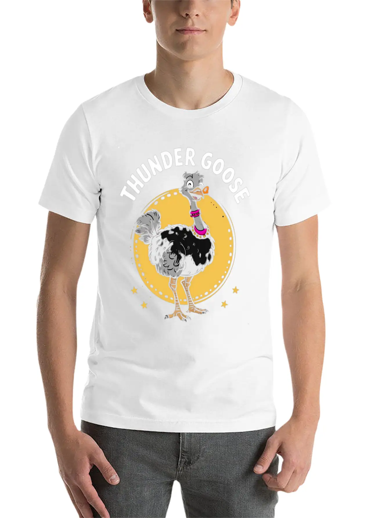 Thunder Goose Comfortable Minimalist Graphic Tee – Summer Style Essential