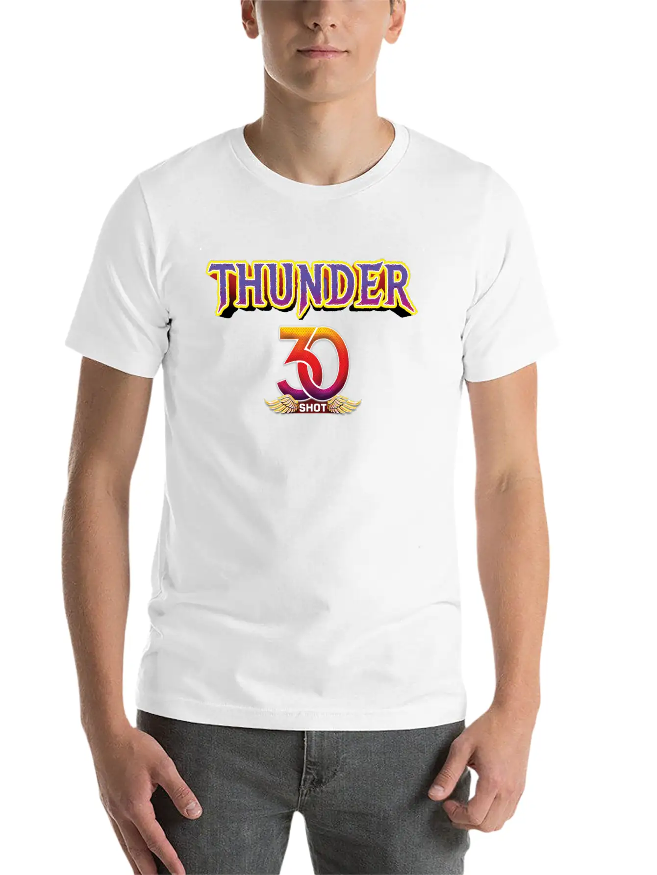 Thunder Stone Comfortable Minimalist Graphic Tee – Summer Style Essential