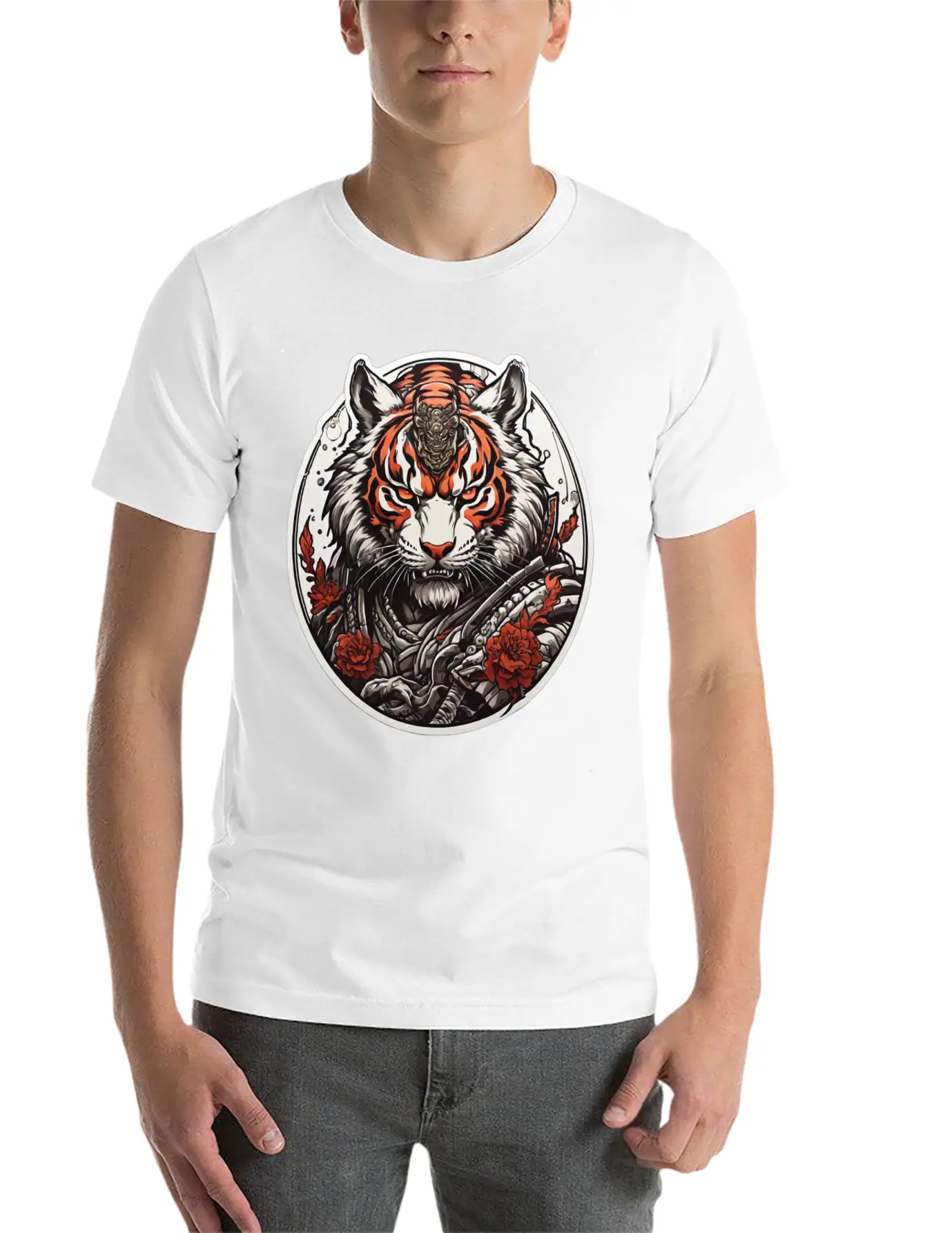 Tiger Design For Clothing Apparel T-shirts Essential Unisex Summer Tee – Soft Cotton Casual Fit