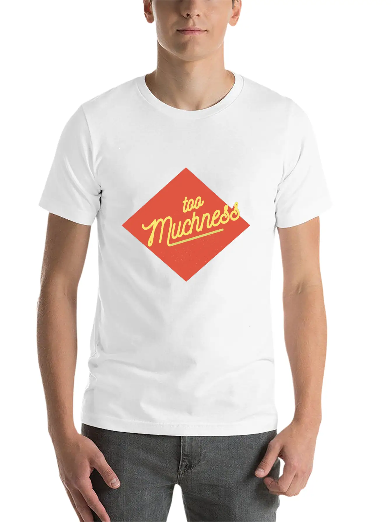 Too Much Stress Angry Funny Wording Word Stylish Everyday T-Shirt – Unisex Basic Cotton Tee