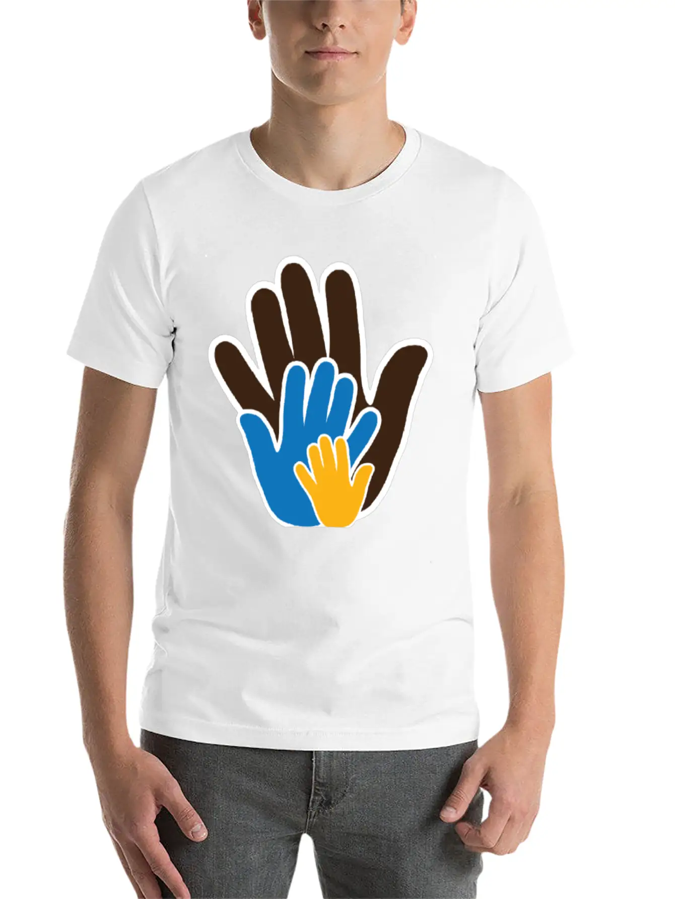 "Touching Lives With Compassionate Creativity Stylish Everyday T-Shirt – Unisex Basic Cotton Tee