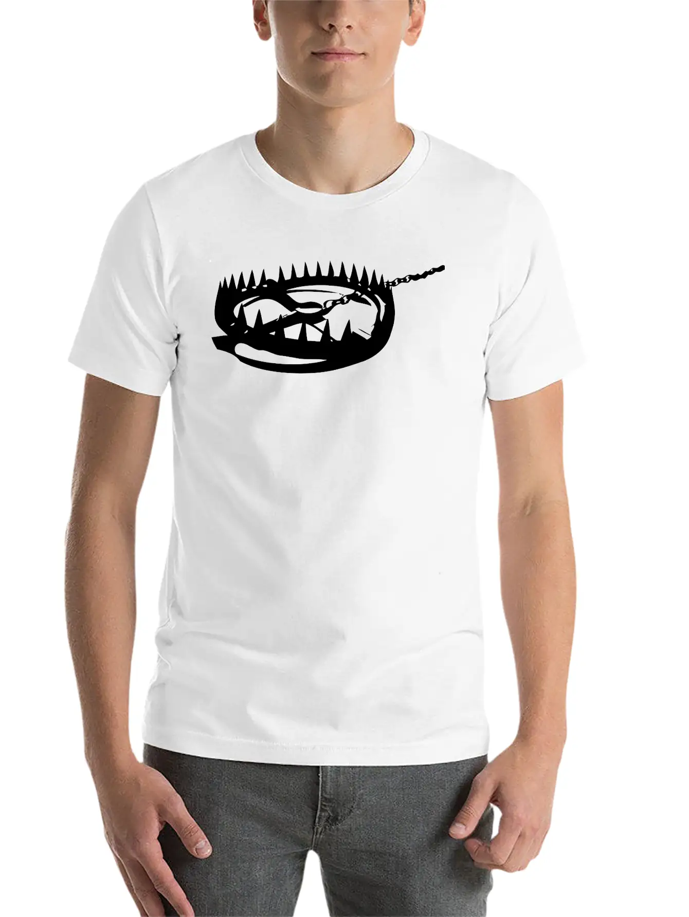 Trap Unisex Short Sleeve Soft Cotton T-Shirt – Casual Everyday Wear