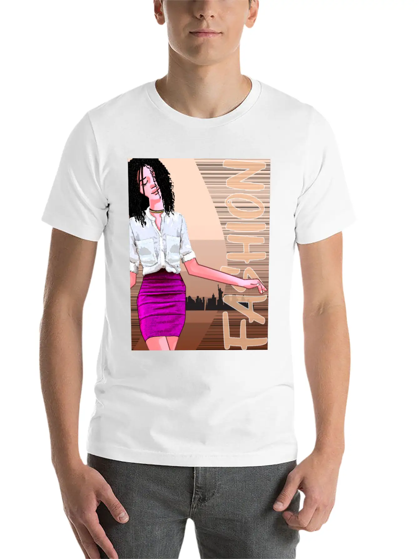 Trendy Fashion Unisex Short Sleeve Soft Cotton T-Shirt – Casual Everyday Wear
