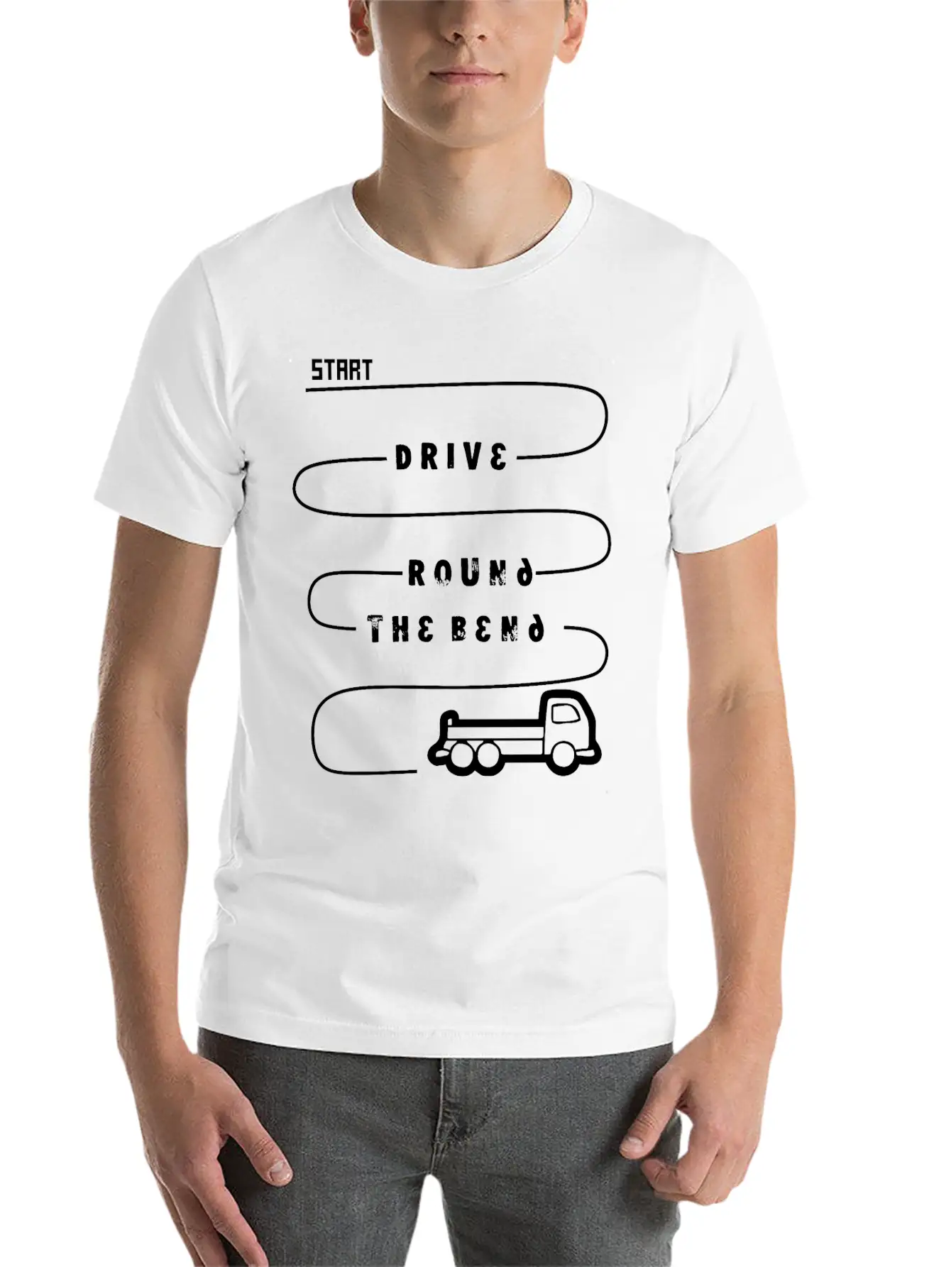Truck Driver Stylish Everyday T-Shirt – Unisex Basic Cotton Tee