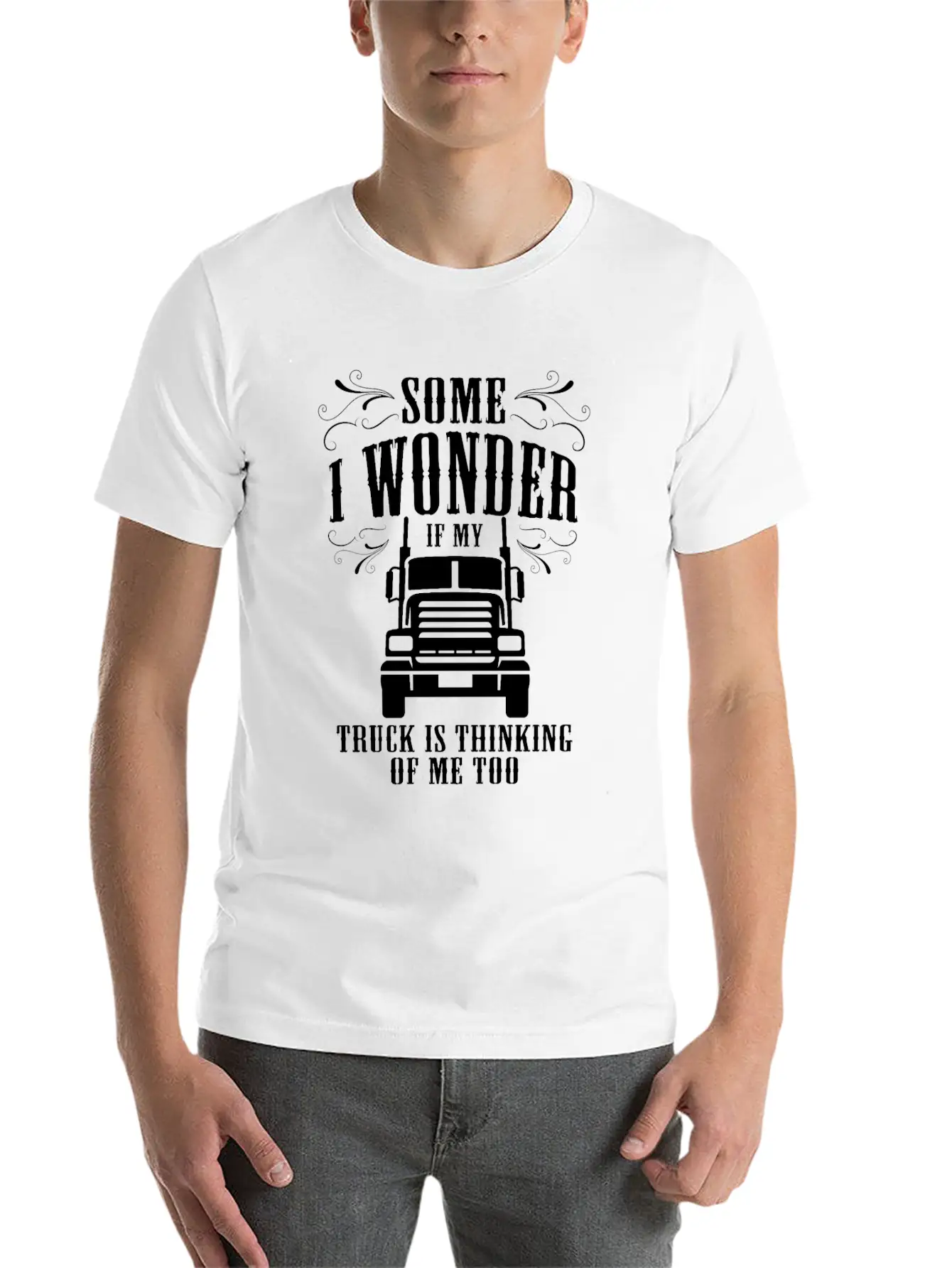 Truck Gift Idea Timeless Short Sleeve Tee – Comfy And Minimalist Design