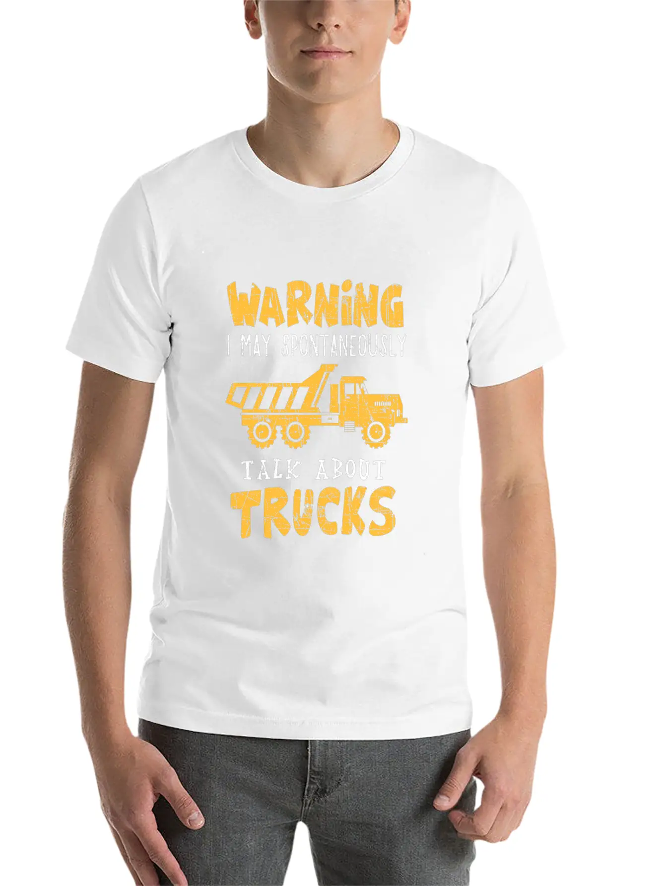 Trucks Heavy Construction Vehicles Kids Sand Gift Unisex Casual T-Shirt – Clean Design For Daily Comfort