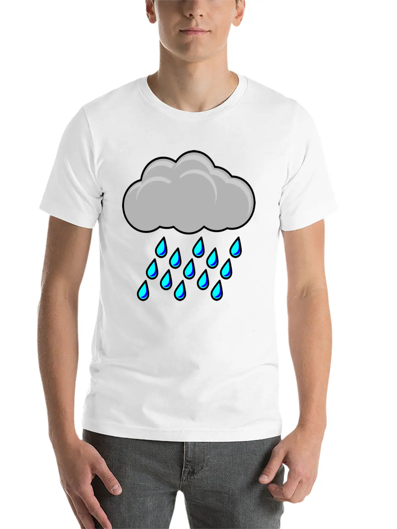 TSC Rain Comfortable Minimalist Graphic Tee – Summer Style Essential