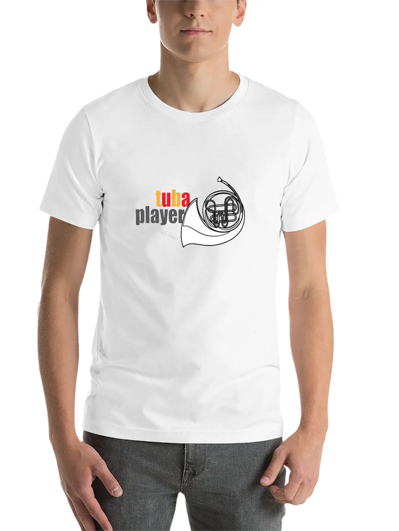 Tuba Player Essential Unisex Summer Tee – Soft Cotton Casual Fit