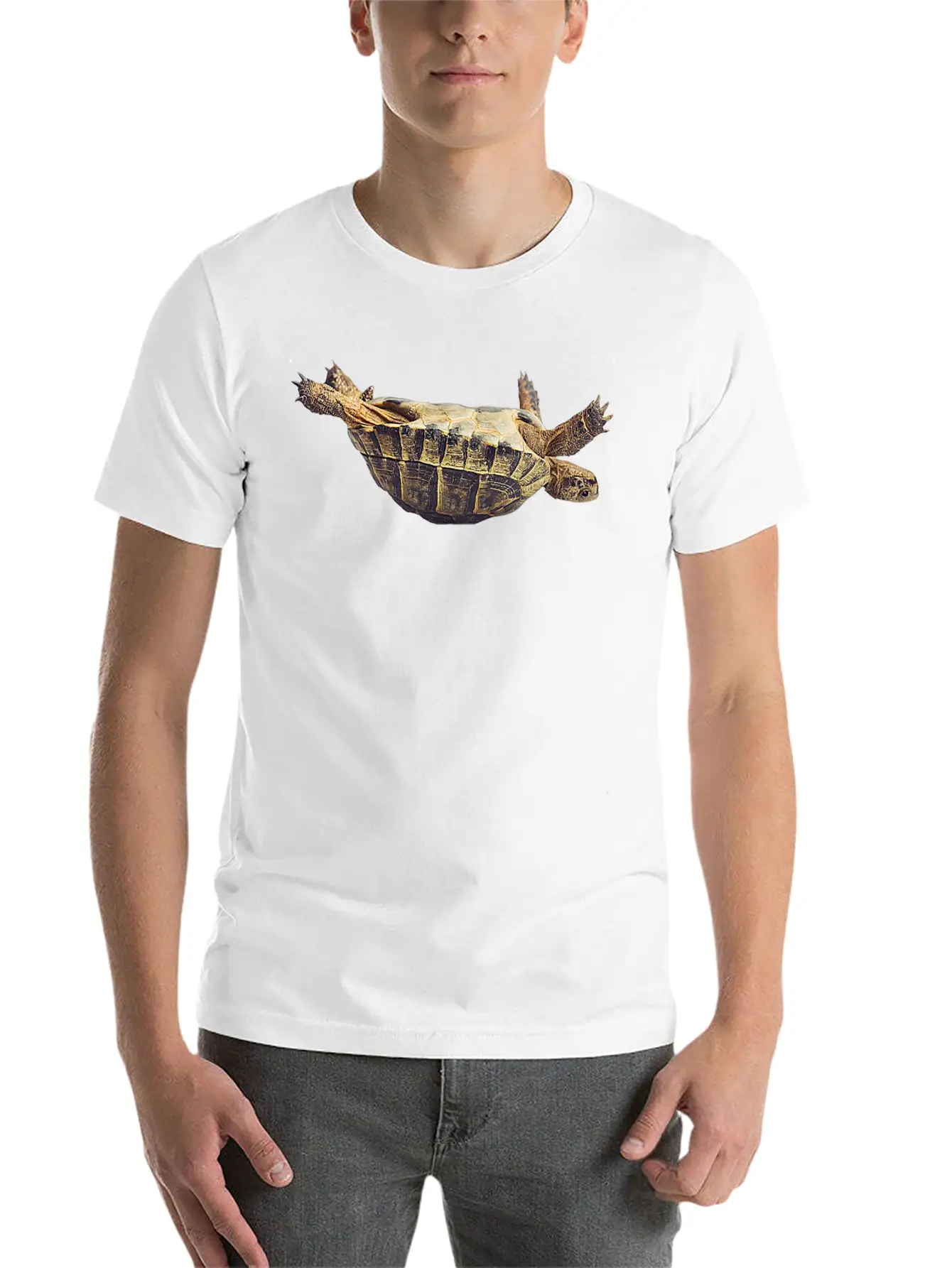 Turtle Comfortable Minimalist Graphic Tee – Summer Style Essential
