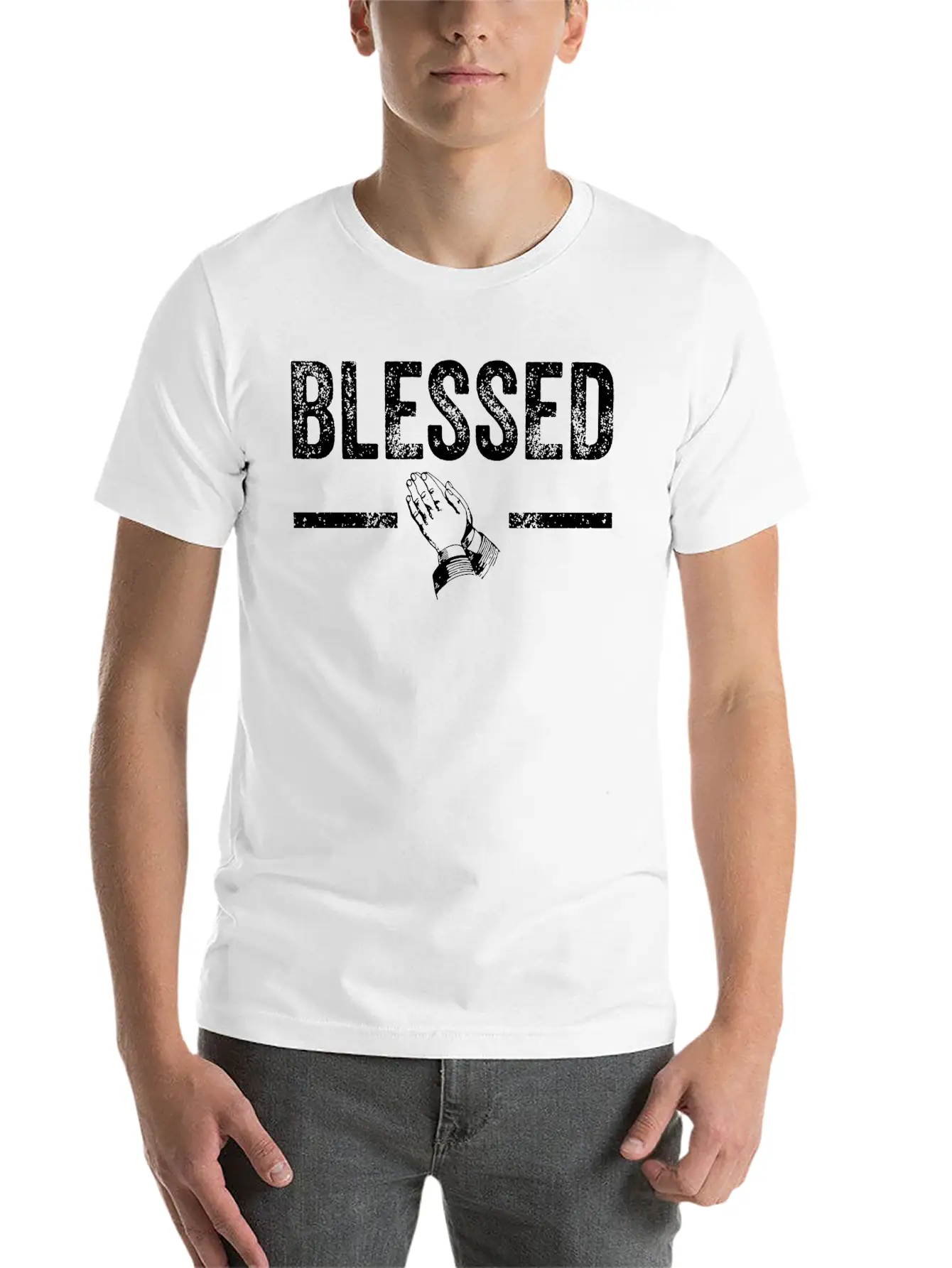 Typography Comfortable Minimalist Graphic Tee – Summer Style Essential