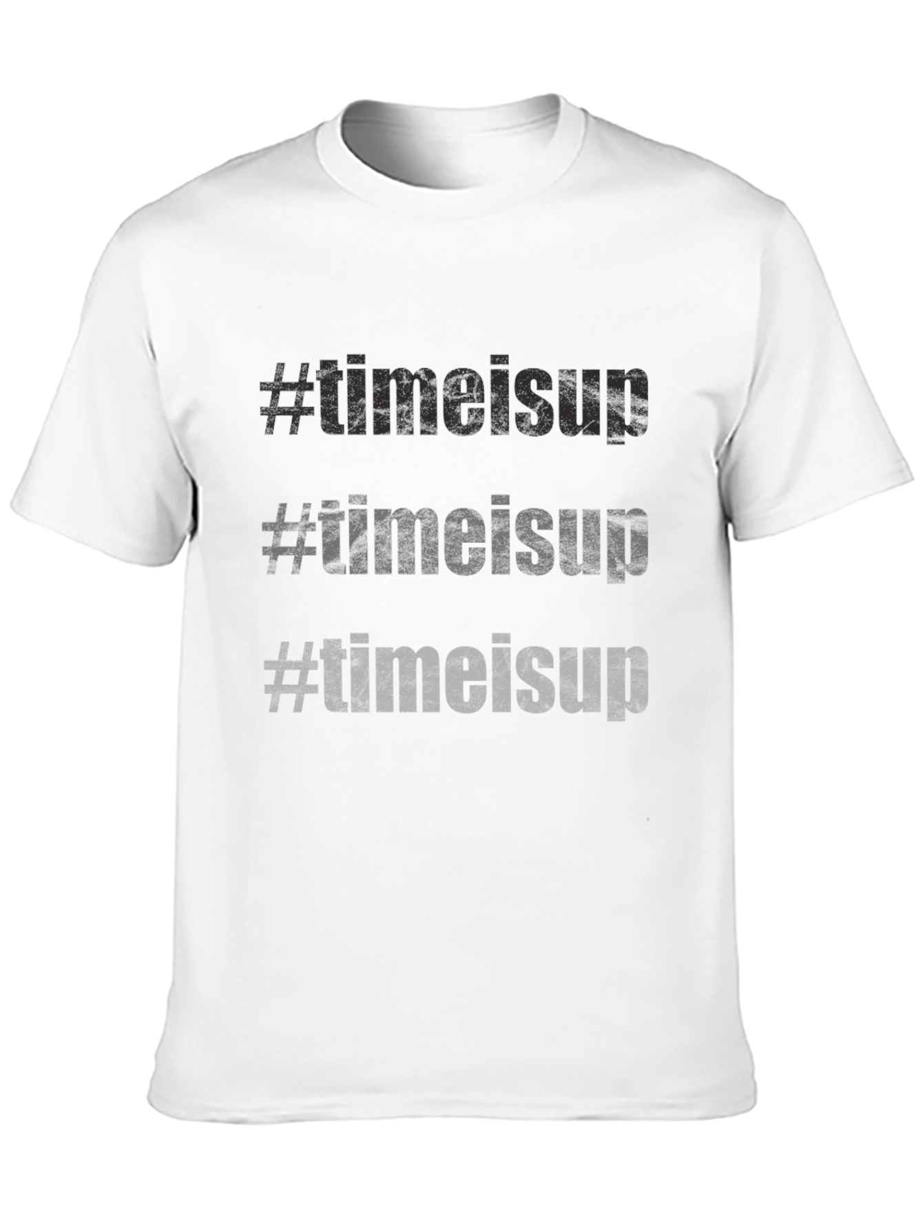 #timeisup Graphic Print T-Shirt - Black