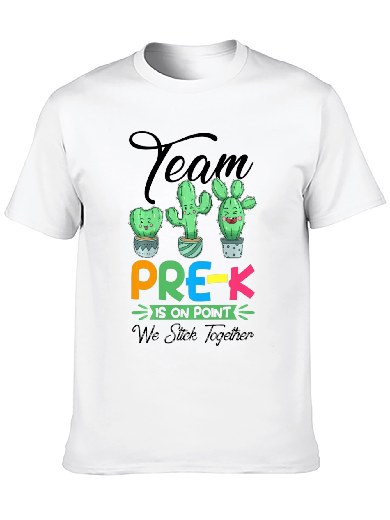 Team Pre-K Cactus T-Shirt - Teacher Appreciation Gift