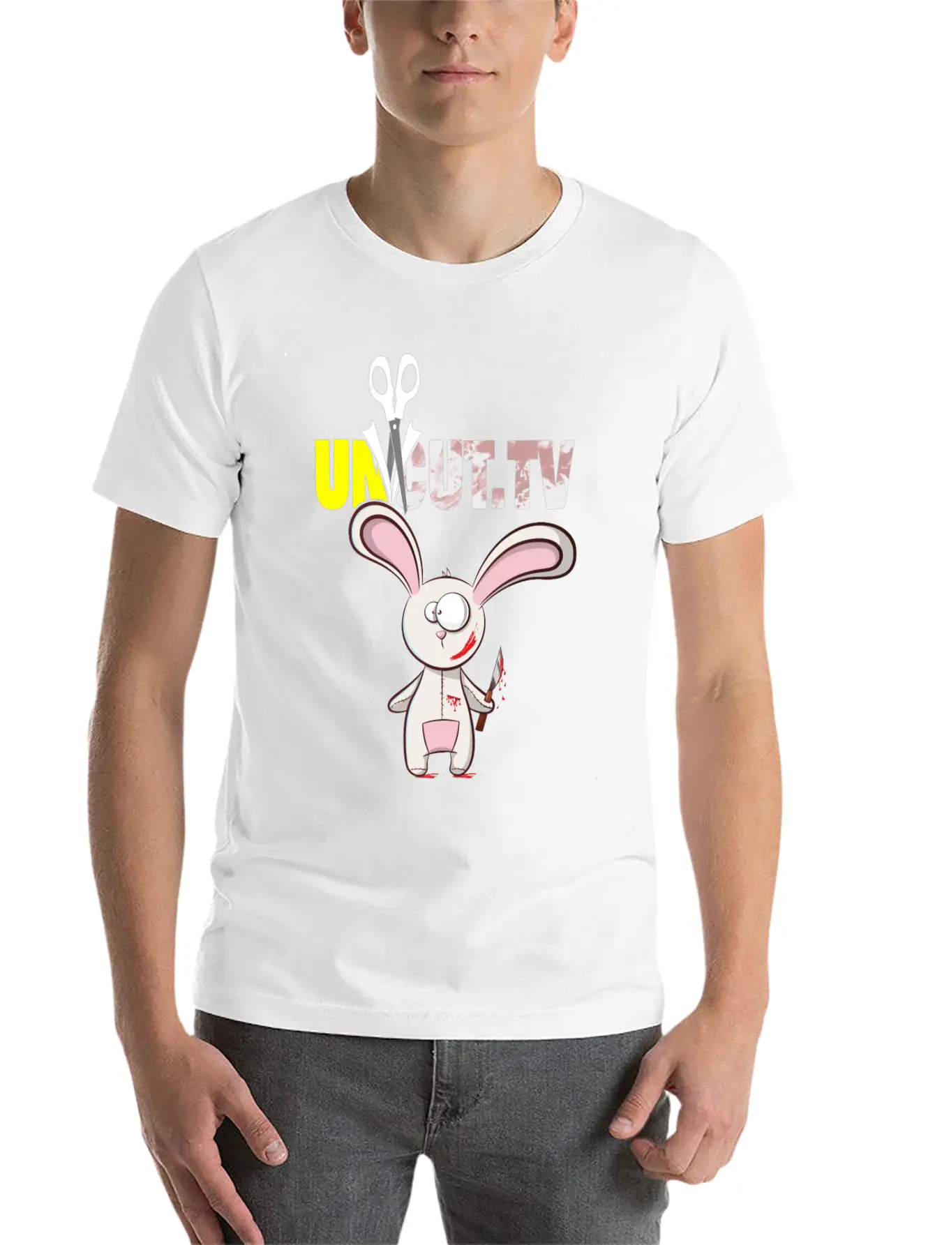Uncut. TV Horror Movie Reviews Outfit Uncut Film Comfortable Minimalist Graphic Tee – Summer Style Essential