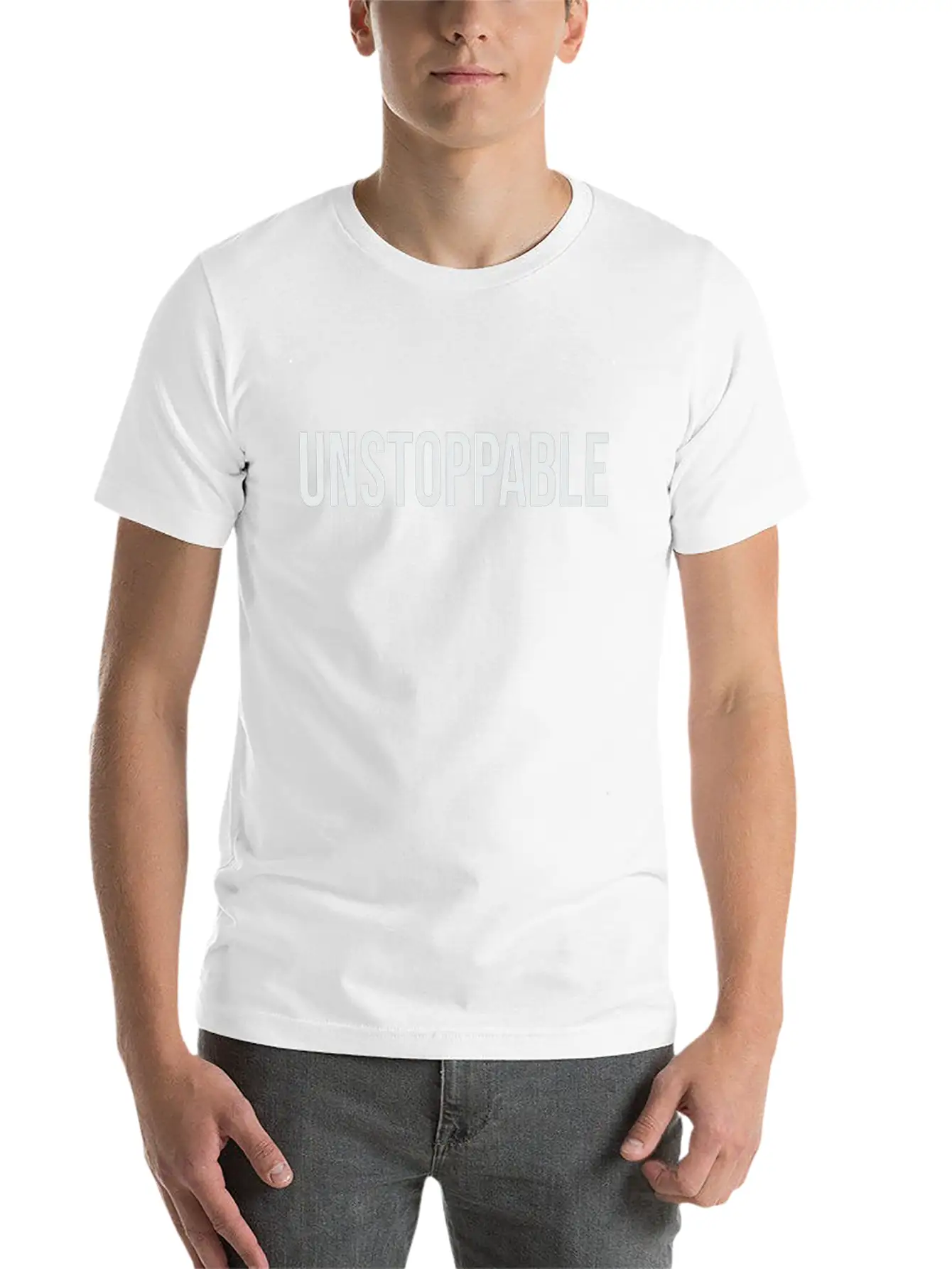 Unstoppable Unisex Short Sleeve Soft Cotton T-Shirt – Casual Everyday Wear