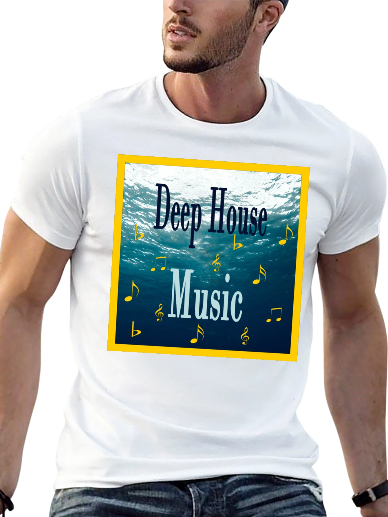 Deep House Music Graphic T-Shirt