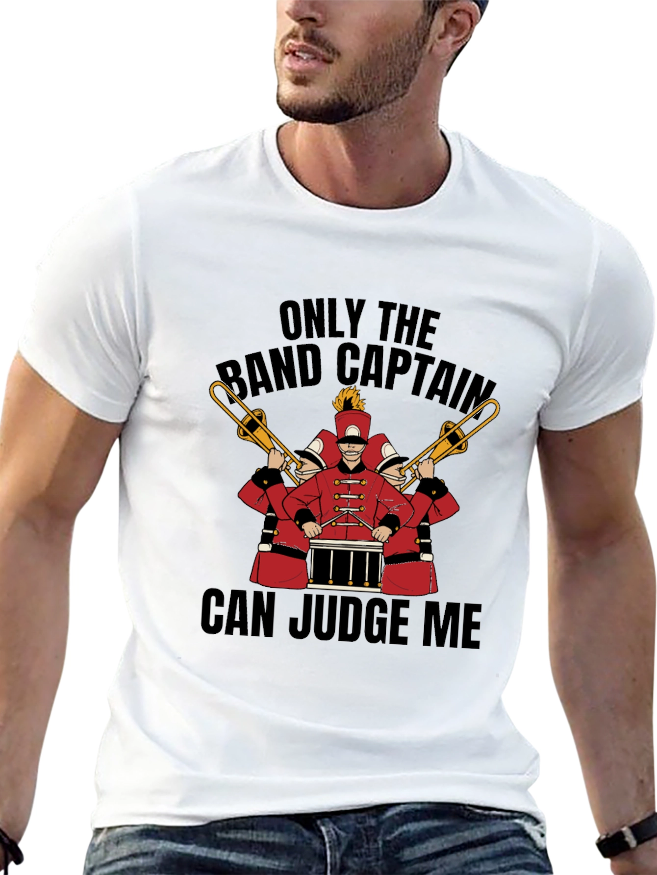 Band Captain Judge Me Graphic T-Shirt