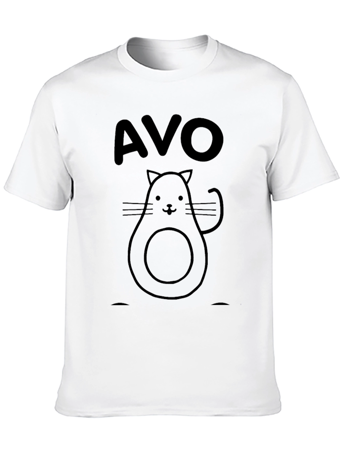 Avo Cat T-Shirt - Avocado Kitty Graphic Tee