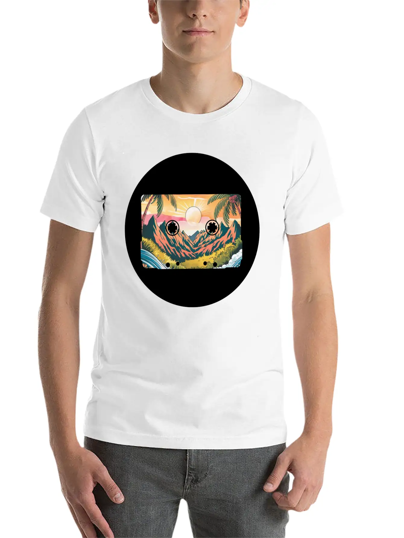 Vacation Cassette Stylish Everyday T-Shirt – Unisex Basic Cotton Tee