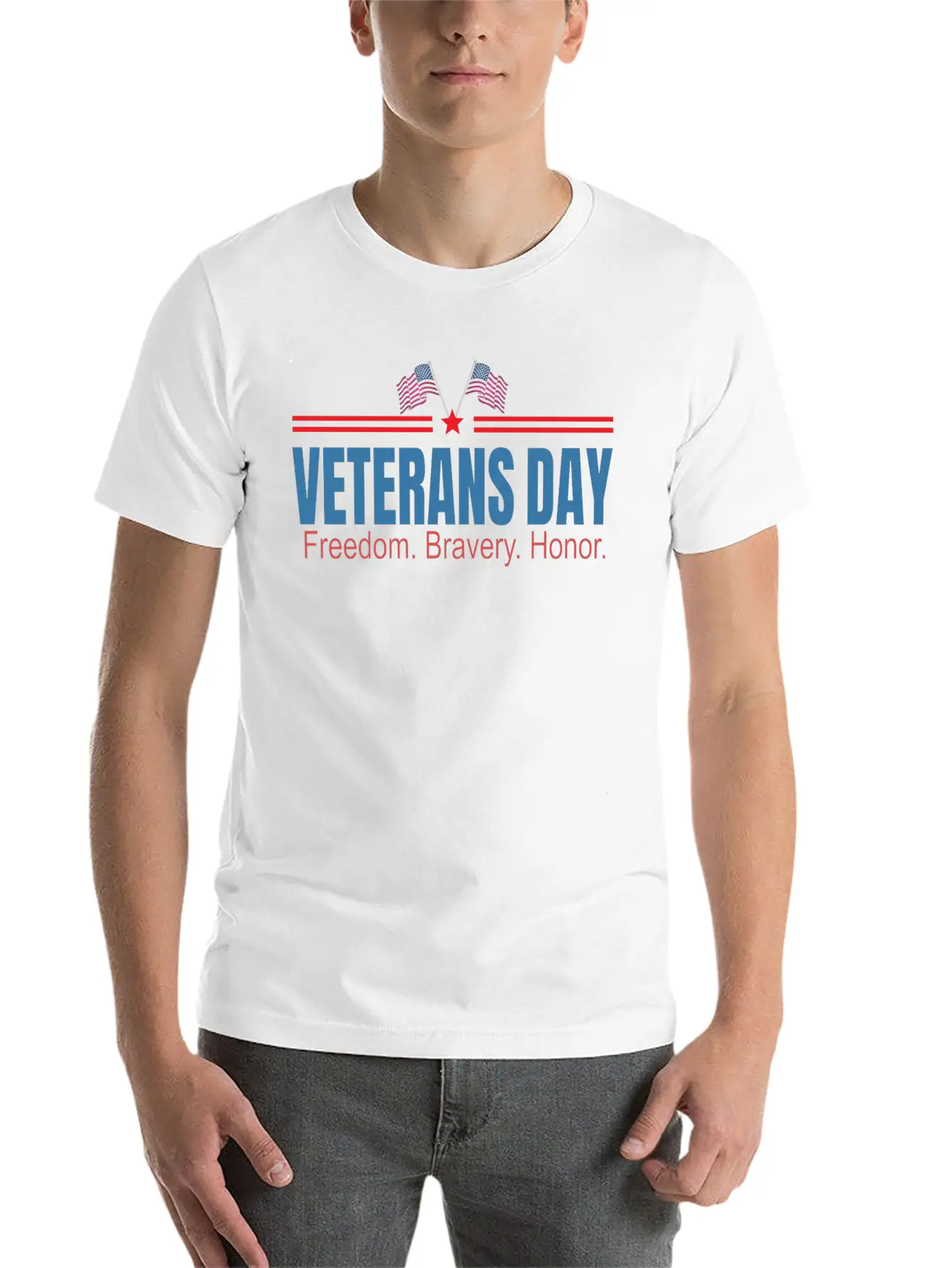 Veteran Day Unisex Casual T-Shirt – Clean Design For Daily Comfort