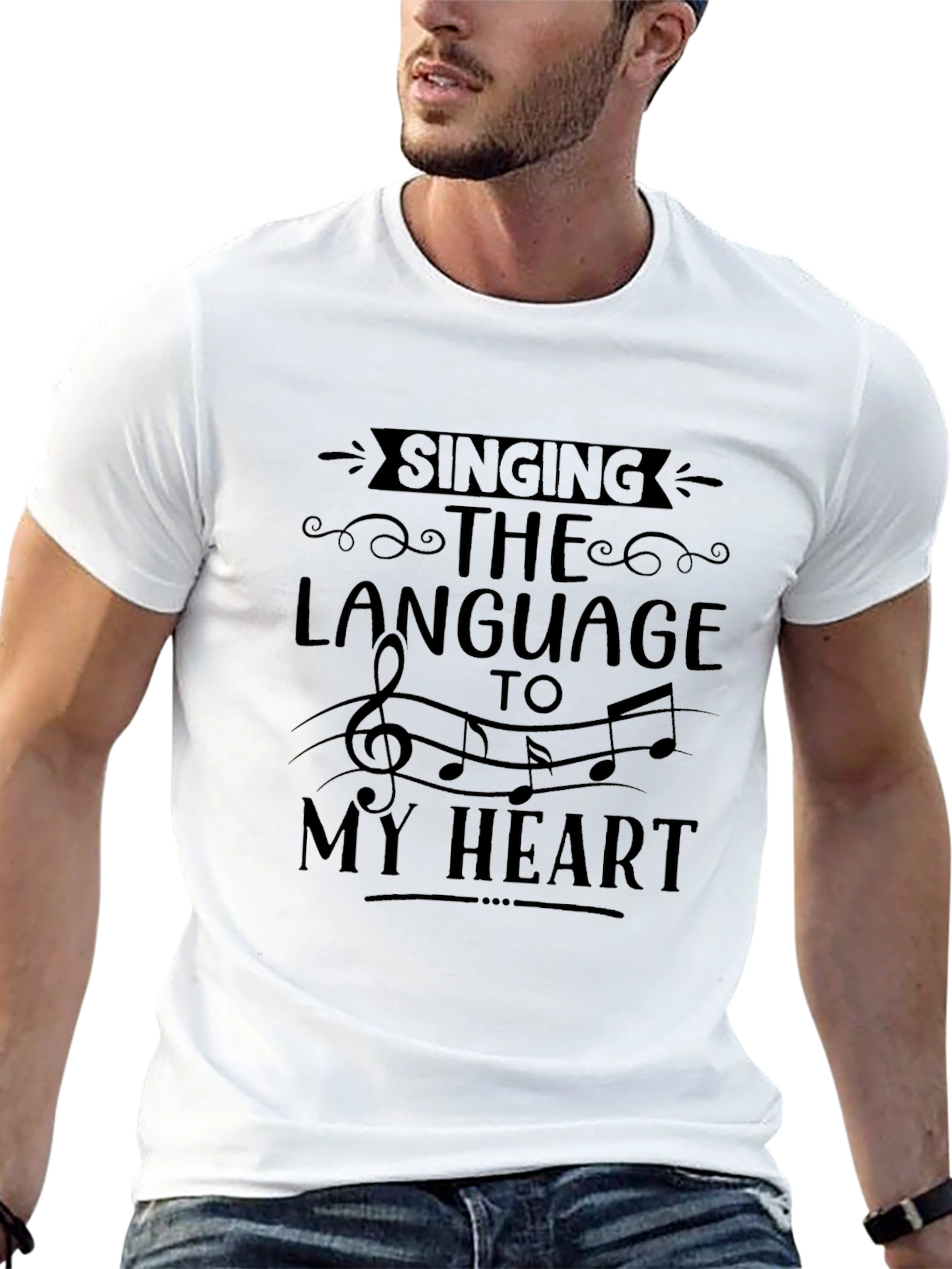 Singing to My Heart T-Shirt - Music Lover Tee