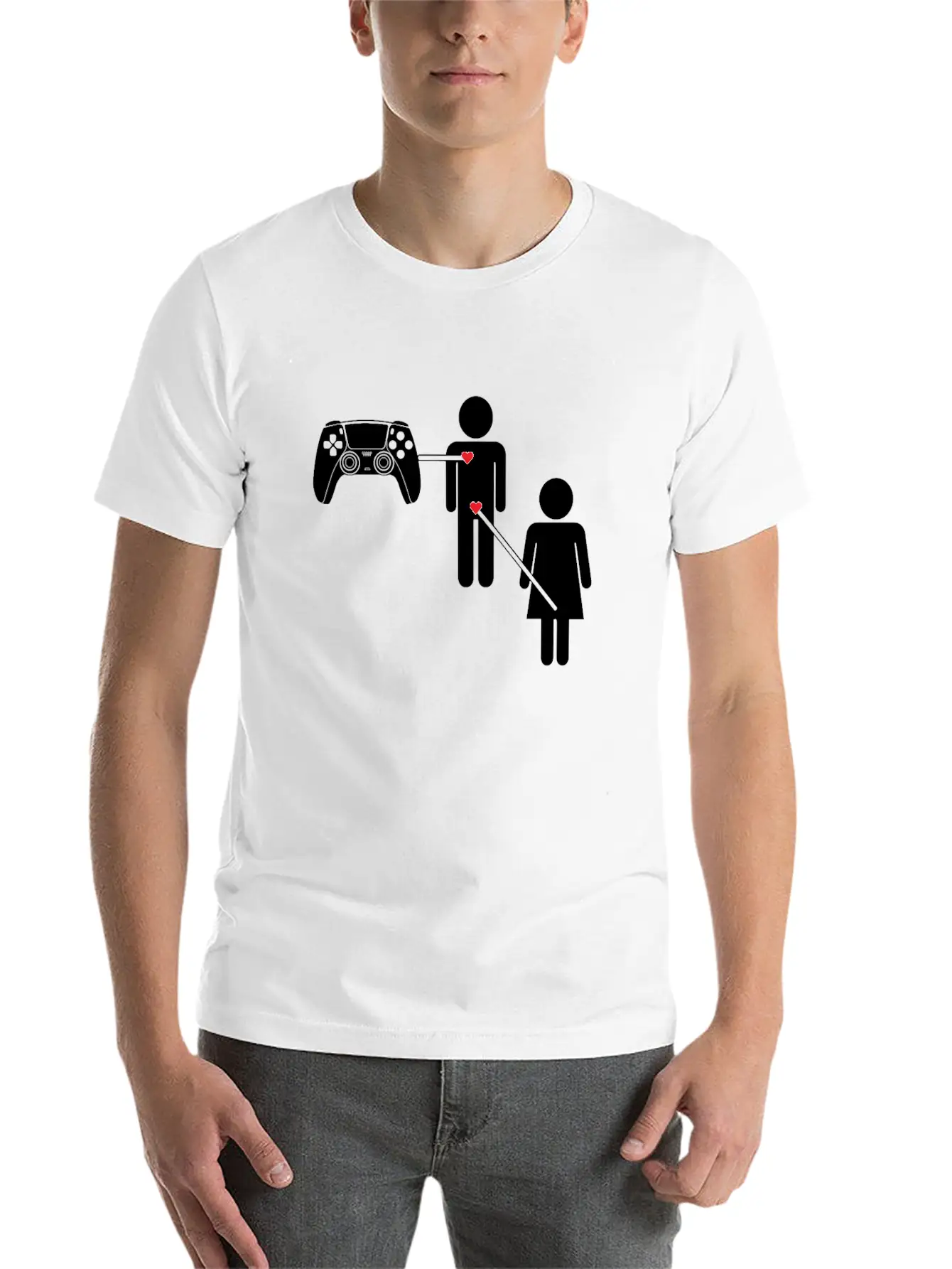 Video Games Gaming Video Gamer Gaming Controller Basic Graphic T-Shirt – Daily Comfort In Soft Cotton