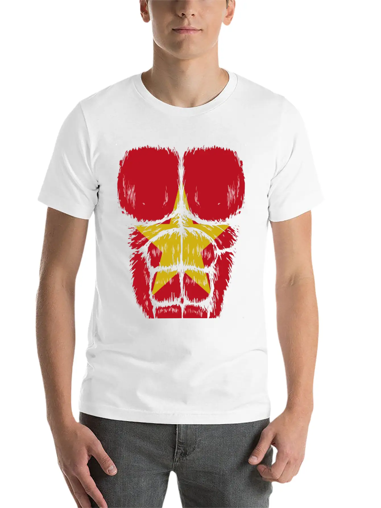 Vietnam Flag Hulk Muscles Timeless Short Sleeve Tee – Comfy And Minimalist Design