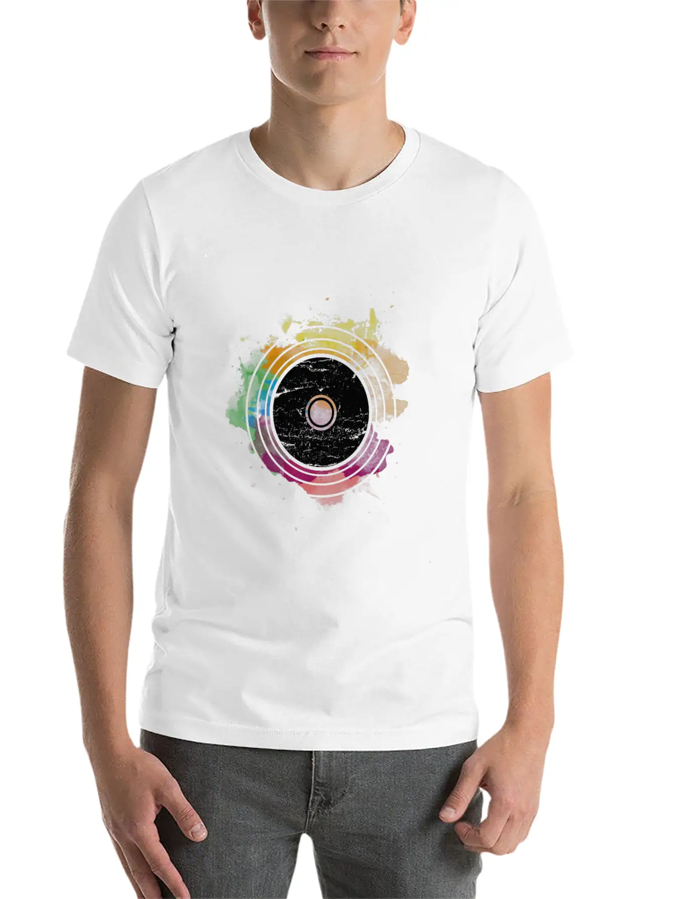 VINYL Unisex Short Sleeve Soft Cotton T-Shirt – Casual Everyday Wear