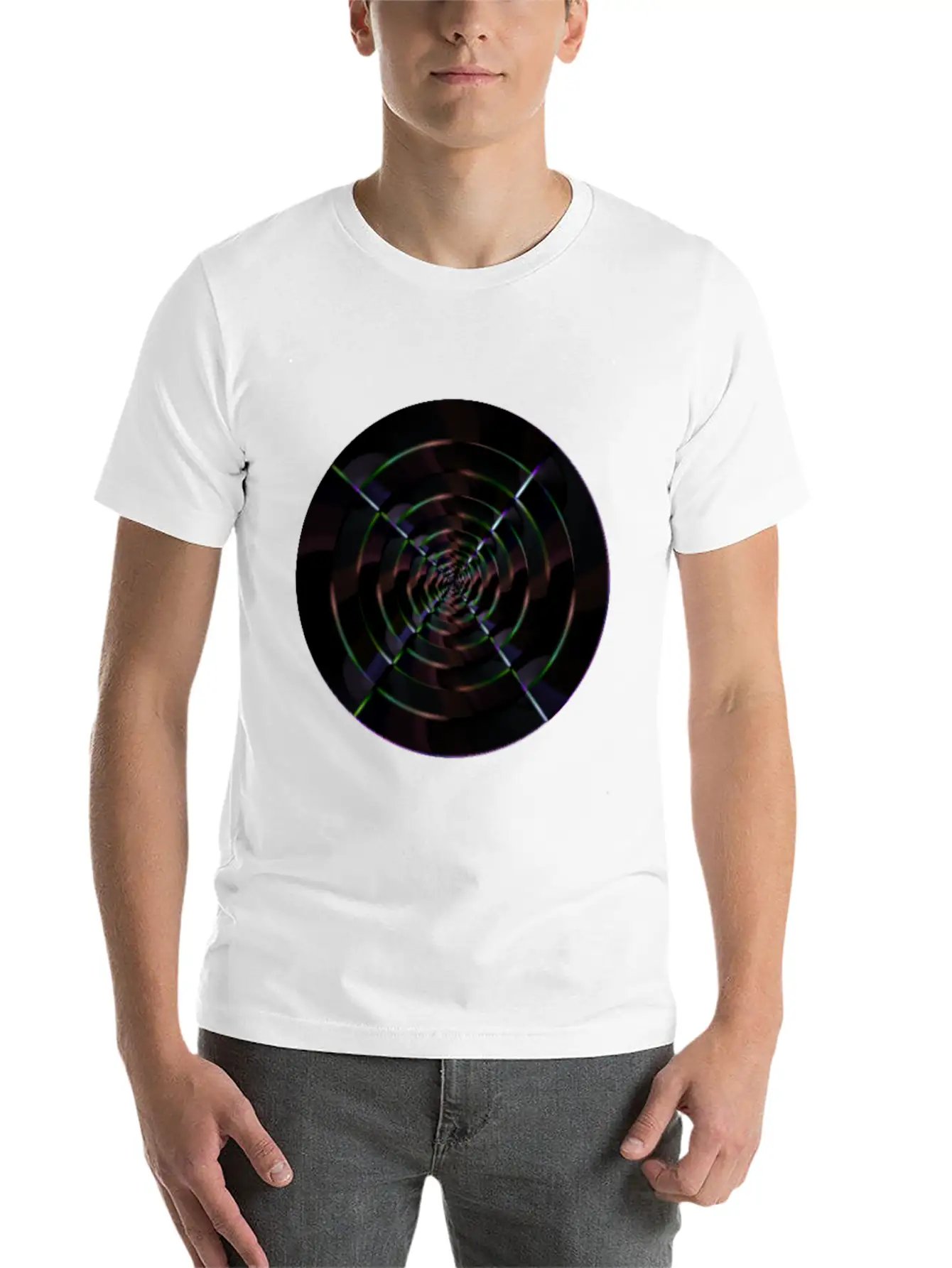 Violet Neon Ball Unisex Short Sleeve Soft Cotton T-Shirt – Casual Everyday Wear