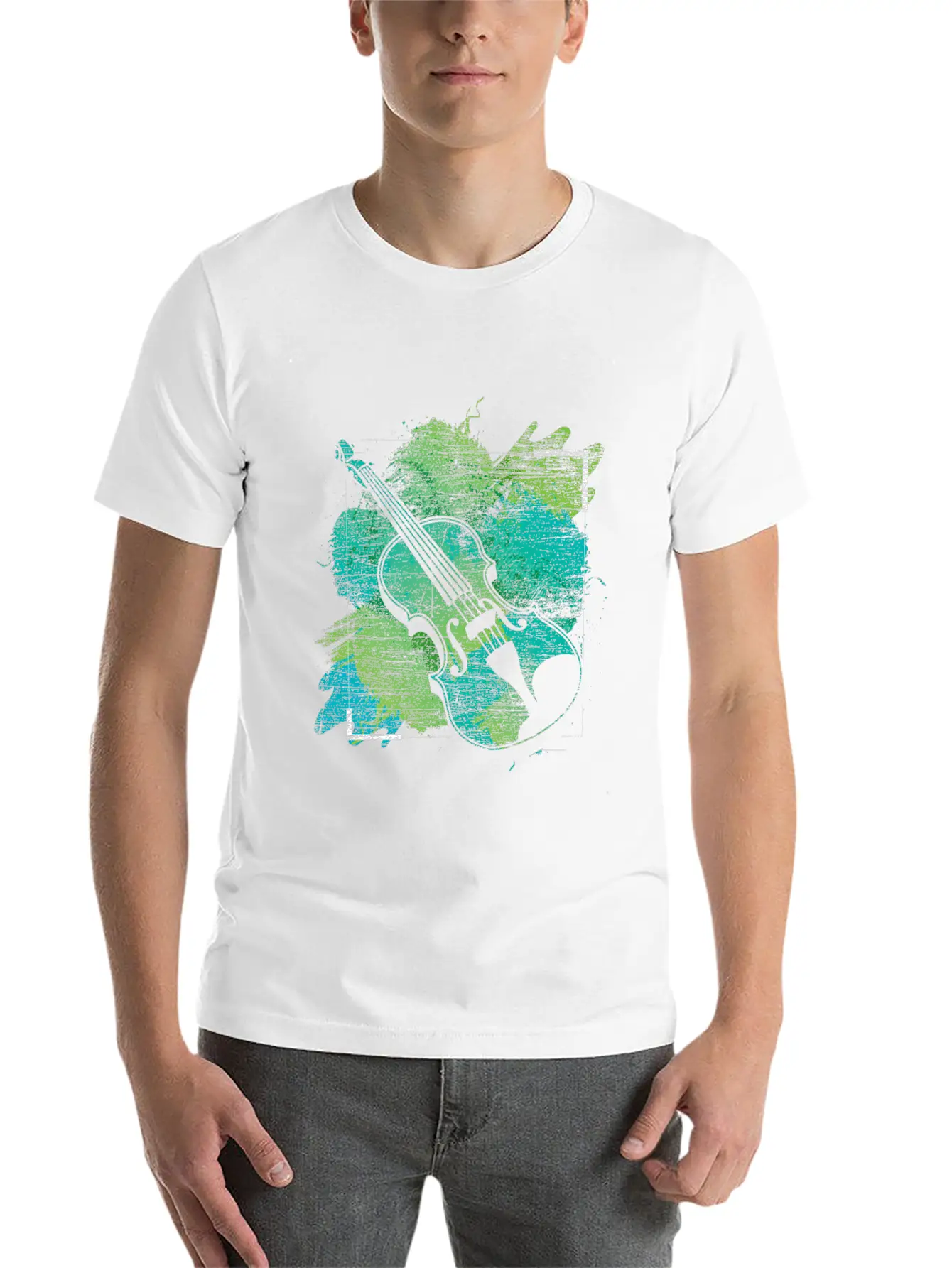 Violin Timeless Short Sleeve Tee – Comfy And Minimalist Design
