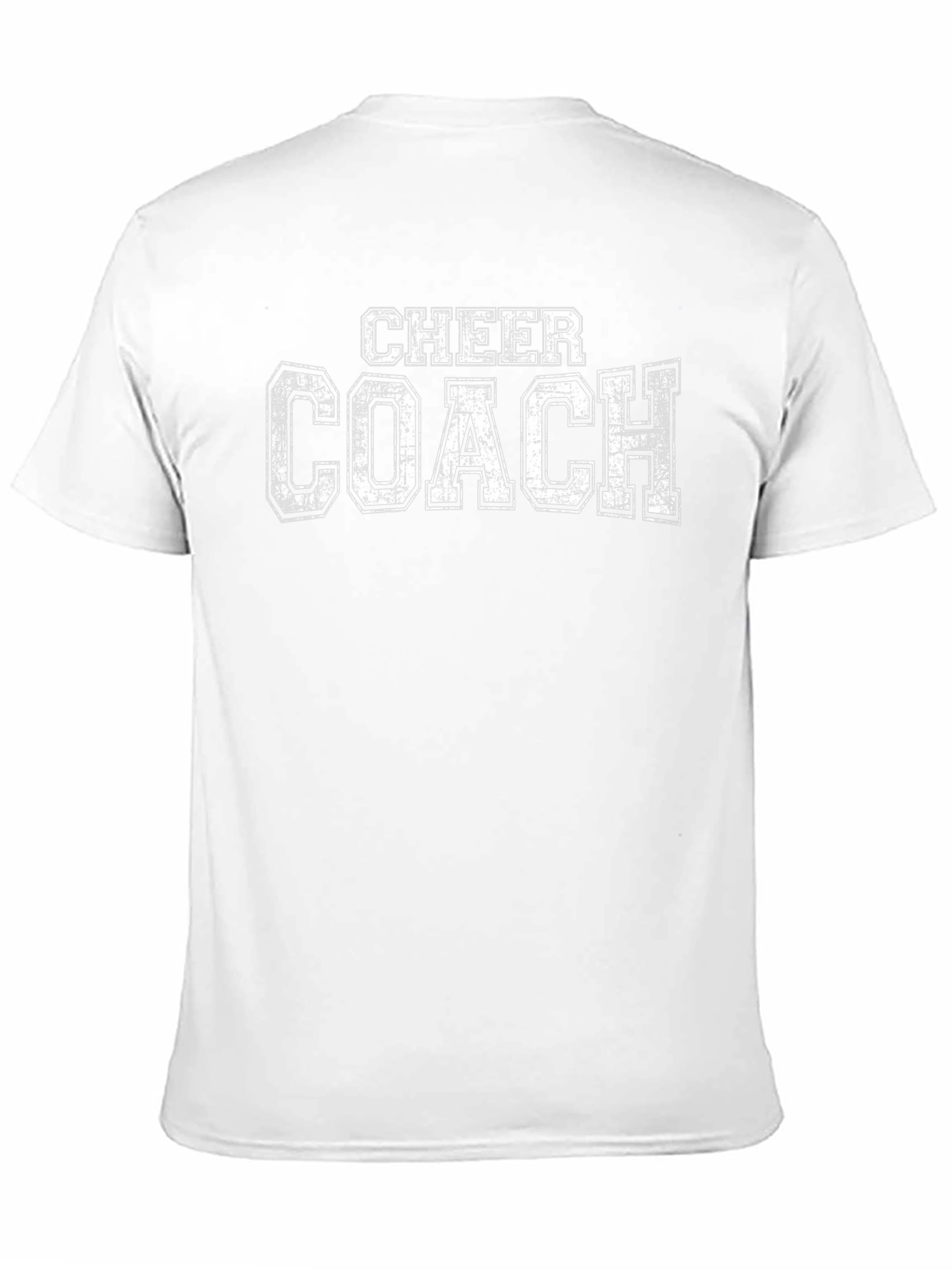 Cheer Coach T-Shirt - Black Cotton Blend