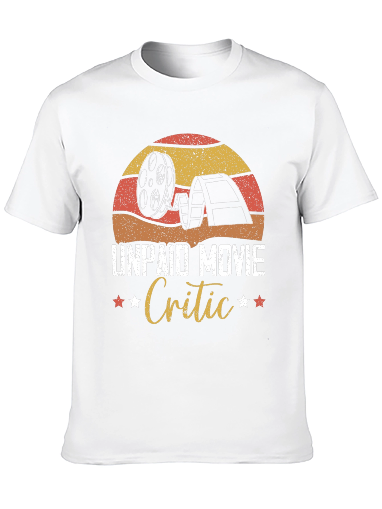 Unpaid Movie Critic Graphic Tee - Film Lover Gift