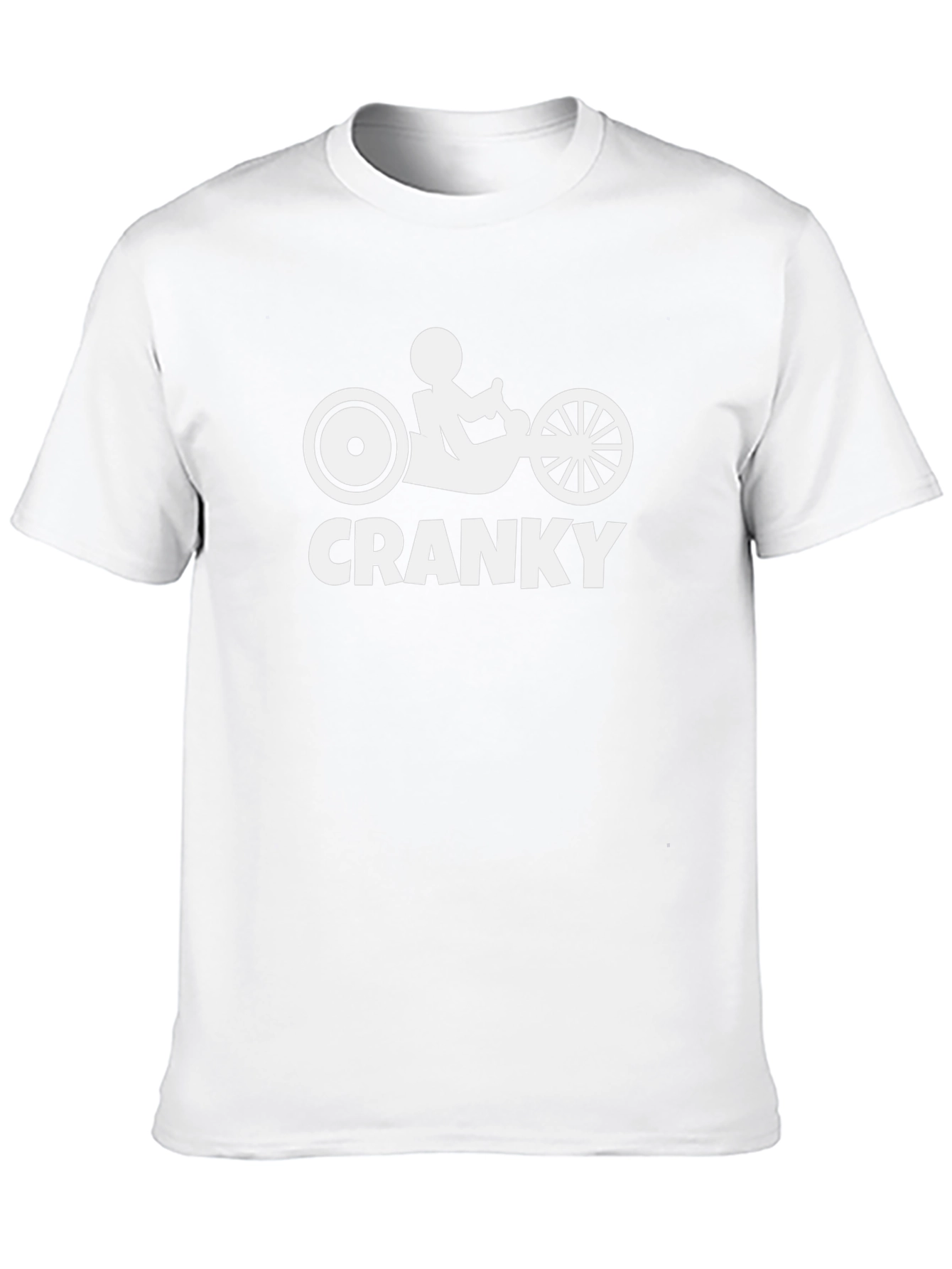 Cranky Big Wheel T-Shirt - Black Cotton Tee