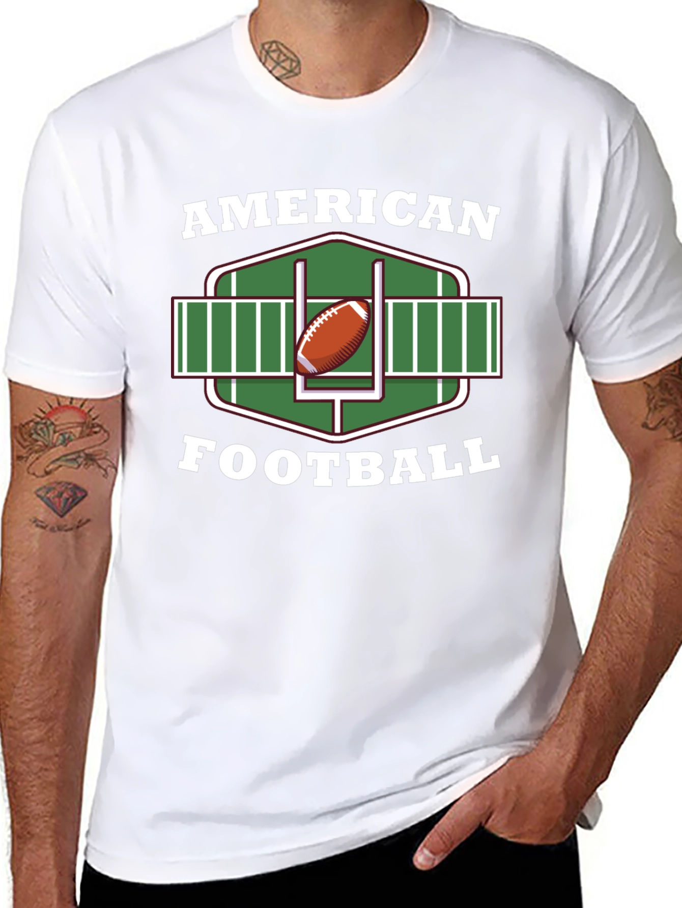 American Football Graphic Tee - Game Day Shirt