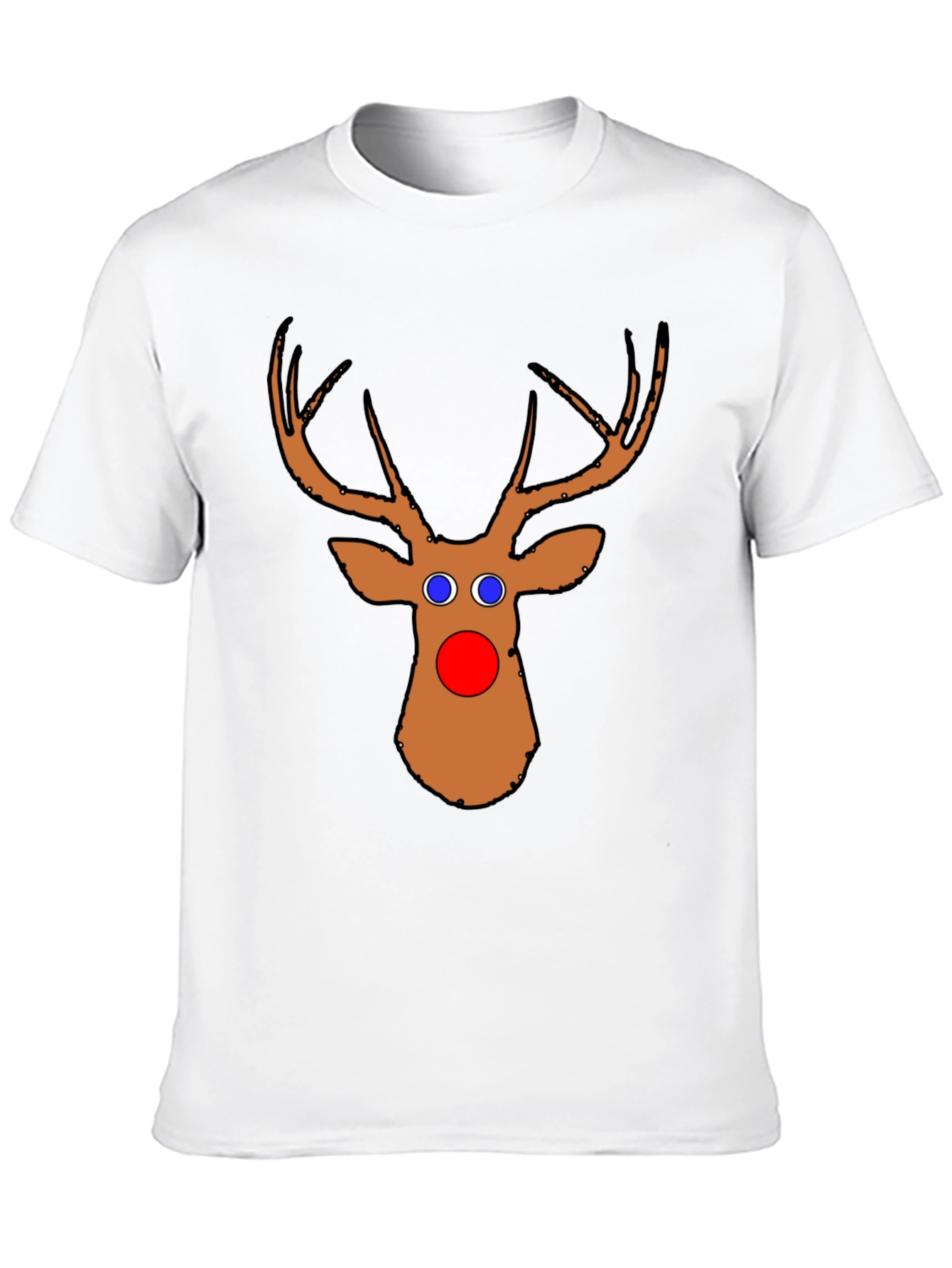 Rudolph Reindeer Graphic Tee - Holiday Cheer