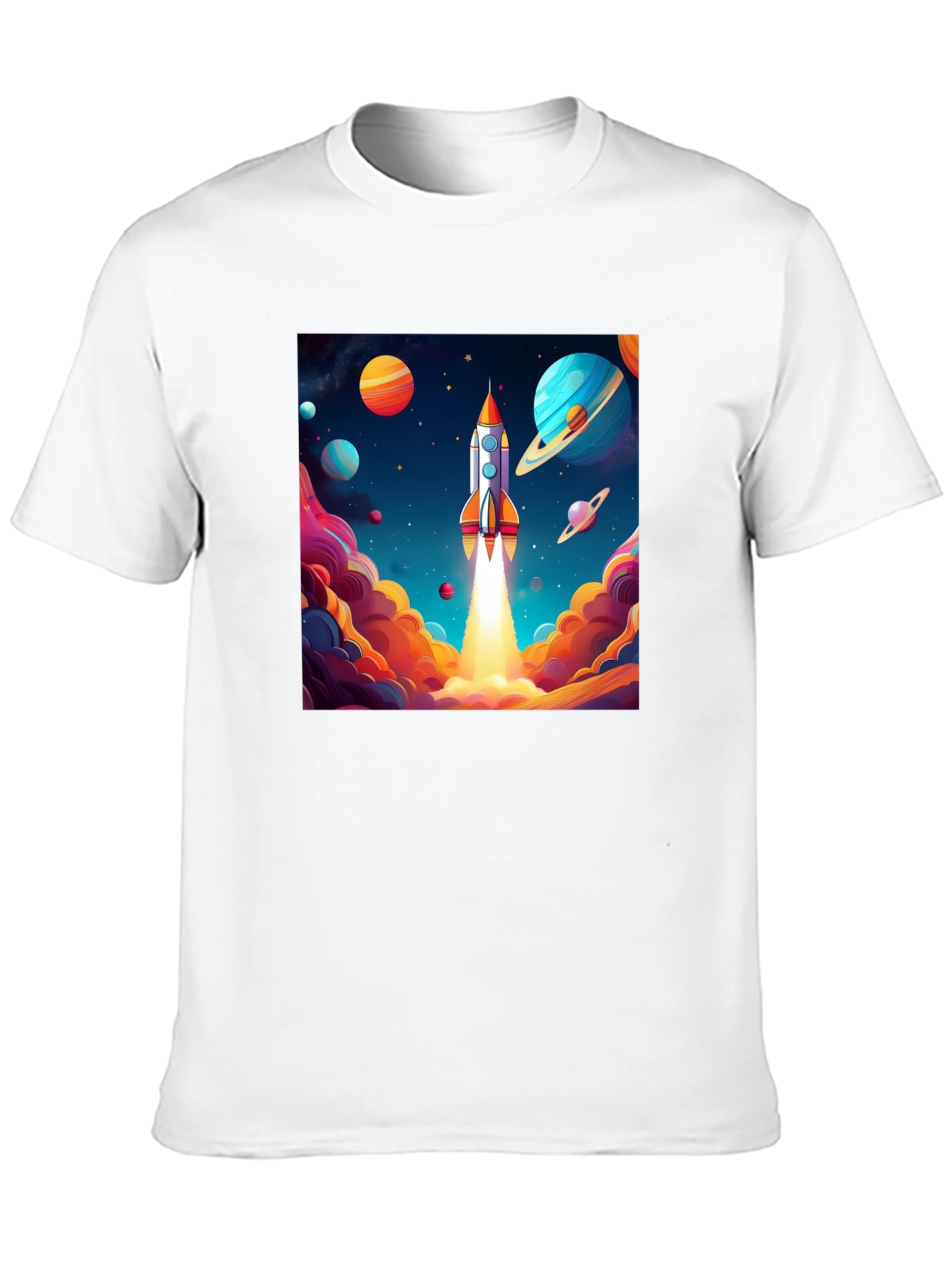 Rocket Launch T-Shirt - Space Adventure Design