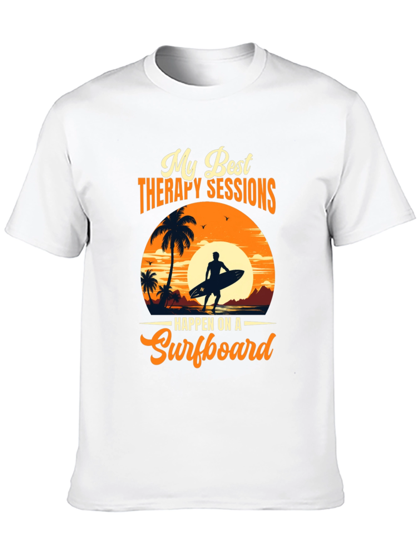 Surfing Therapy T-Shirt: Beach Vibes Apparel