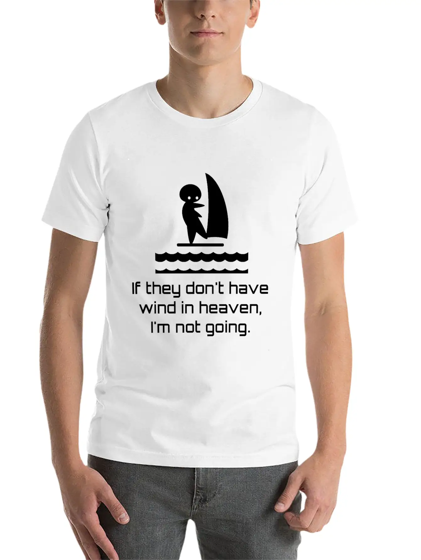 Wind Surfing Timeless Short Sleeve Tee – Comfy And Minimalist Design