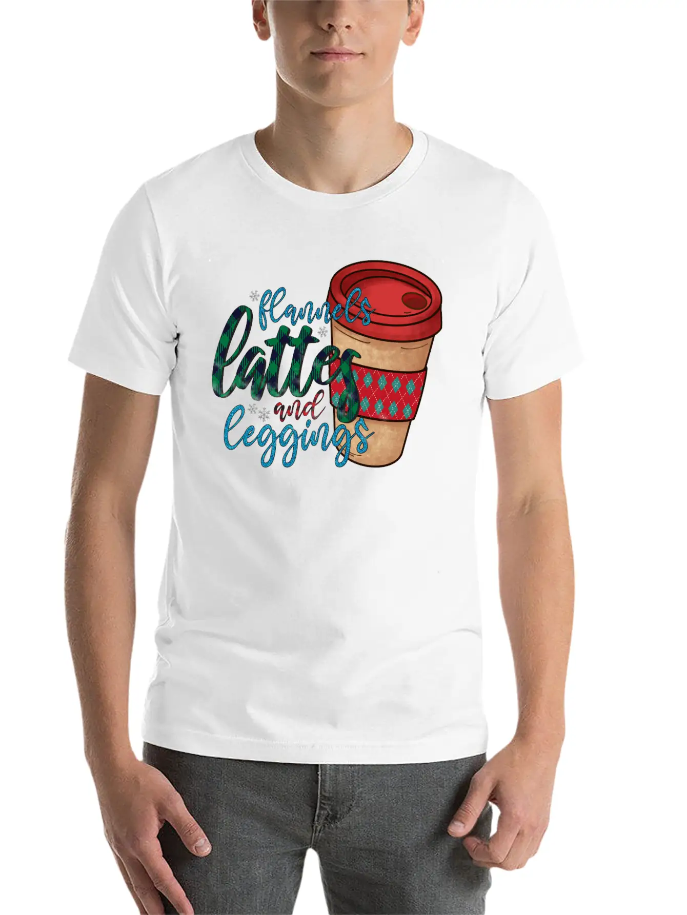 Winter Vibes Unisex Short Sleeve Soft Cotton T-Shirt – Casual Everyday Wear