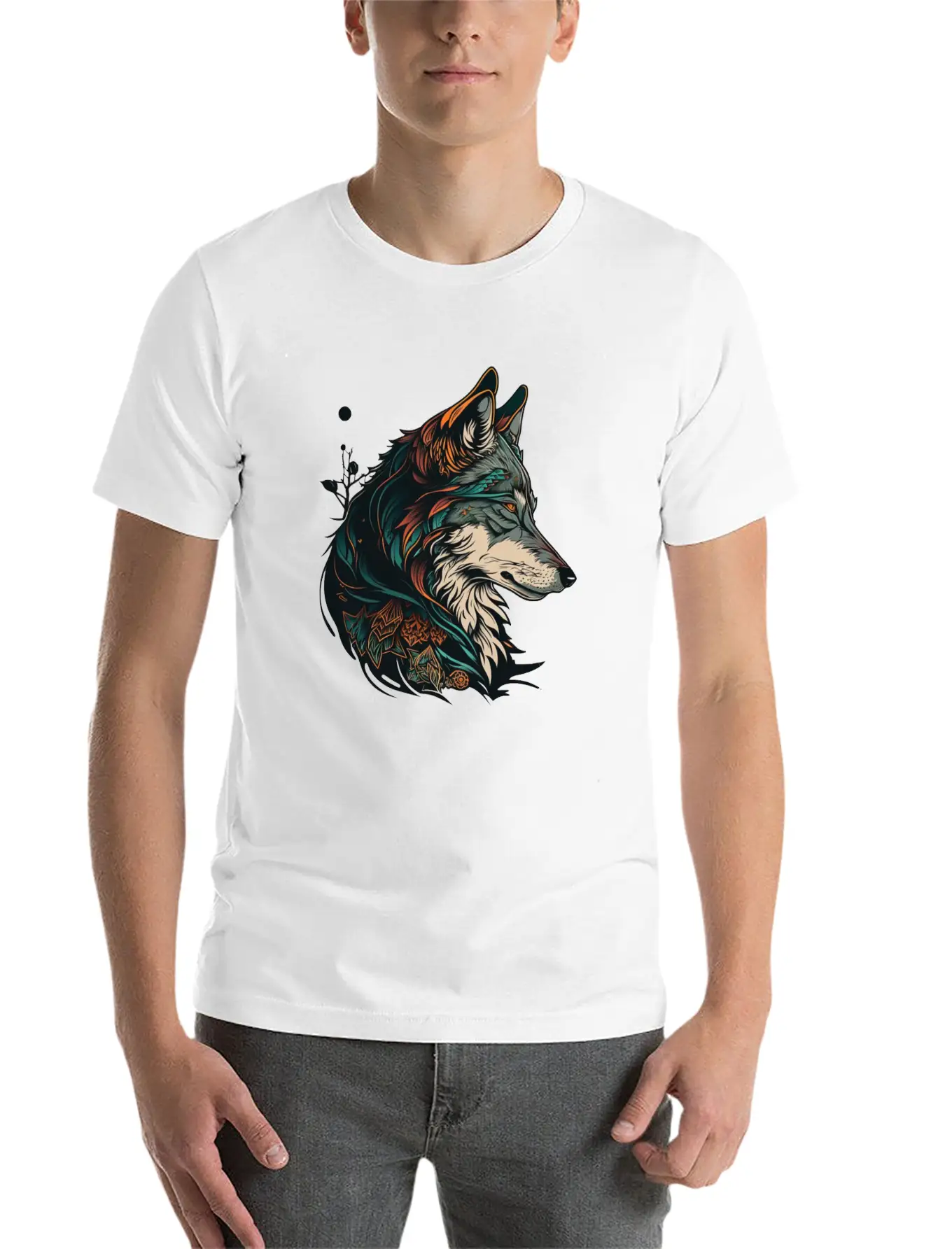 Wolf Hamato Stylish Everyday T-Shirt – Unisex Basic Cotton Tee