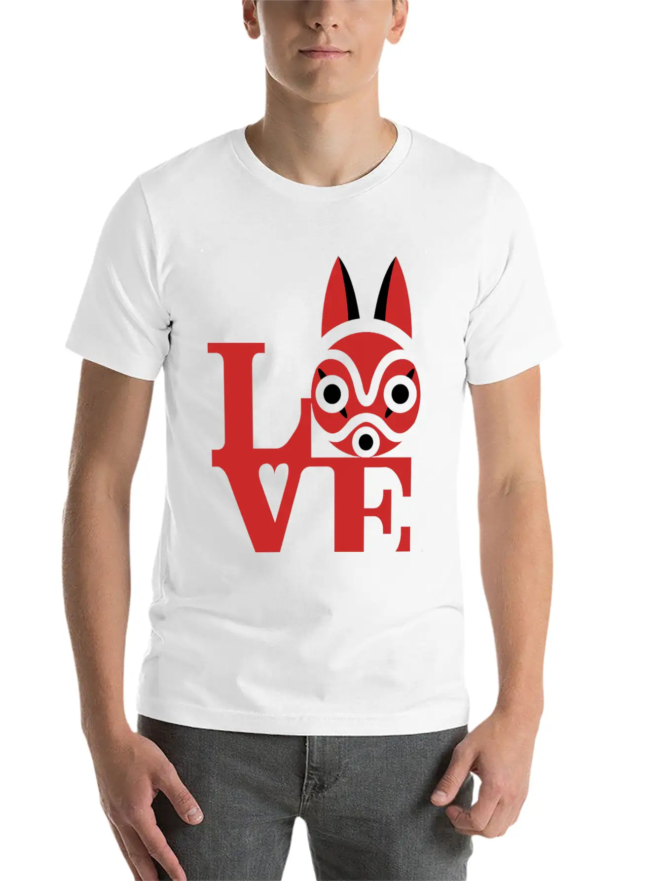 Wolf Unisex Short Sleeve Soft Cotton T-Shirt – Casual Everyday Wear