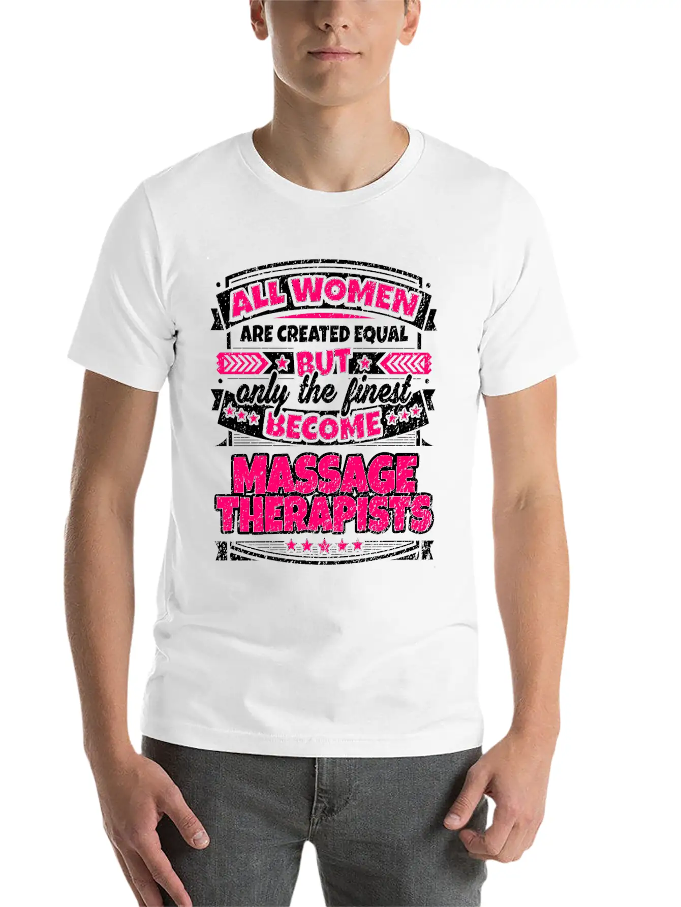 Women Equal Finest Become Massage Therapists Unisex Casual T-Shirt – Clean Design For Daily Comfort