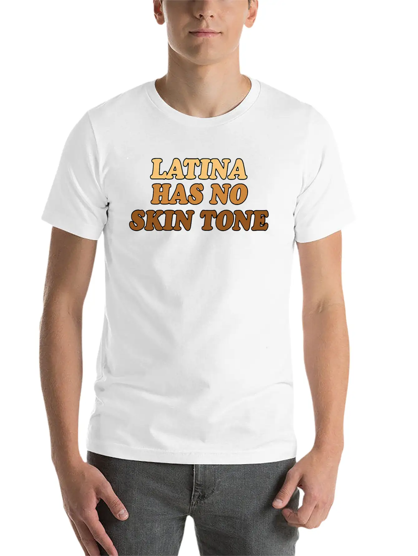 Womens Latina Has No Skin Tone Empowered And Unifi Comfortable Minimalist Graphic Tee – Summer Style Essential