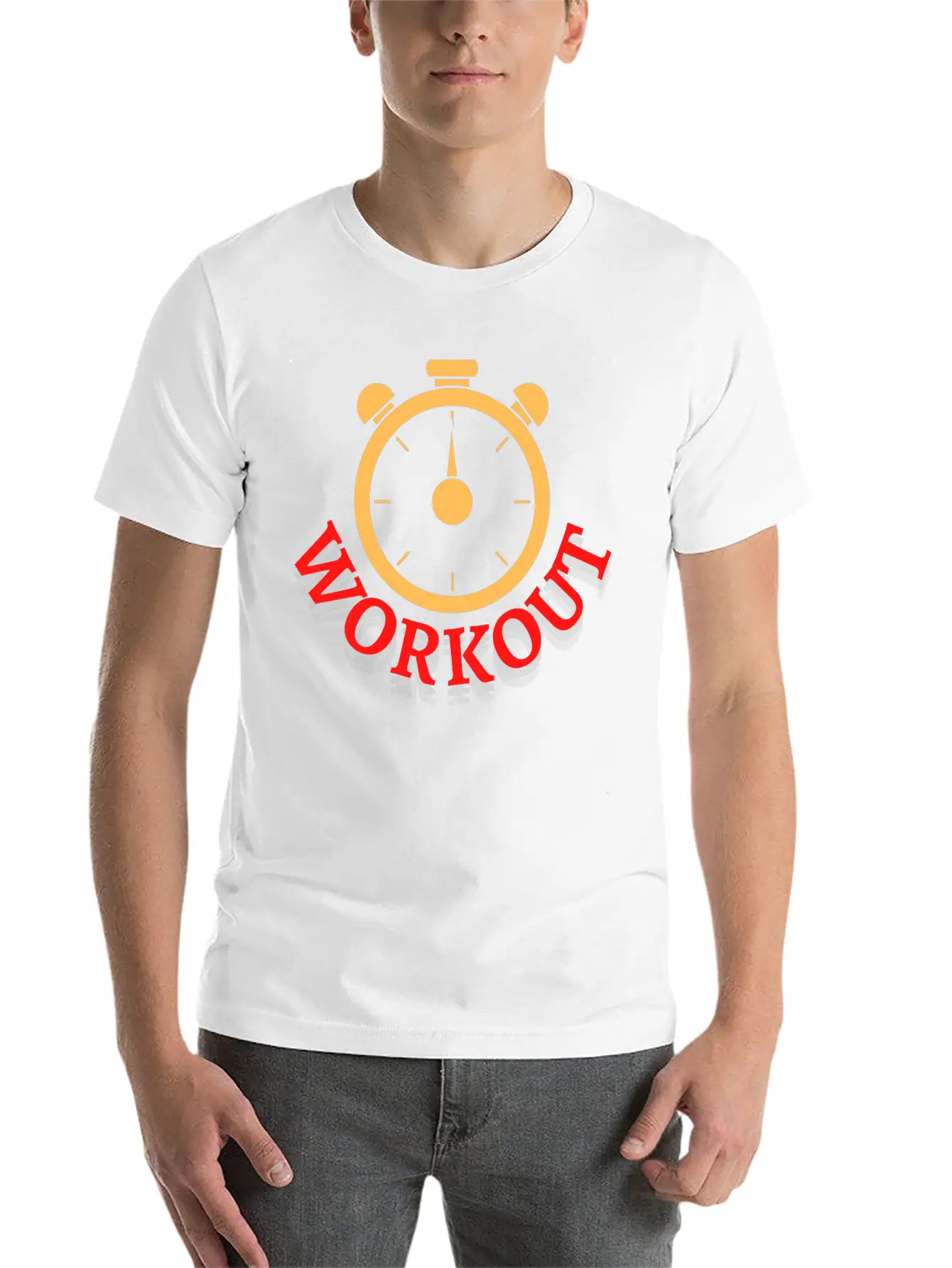 Workout Stylish Everyday T-Shirt – Unisex Basic Cotton Tee