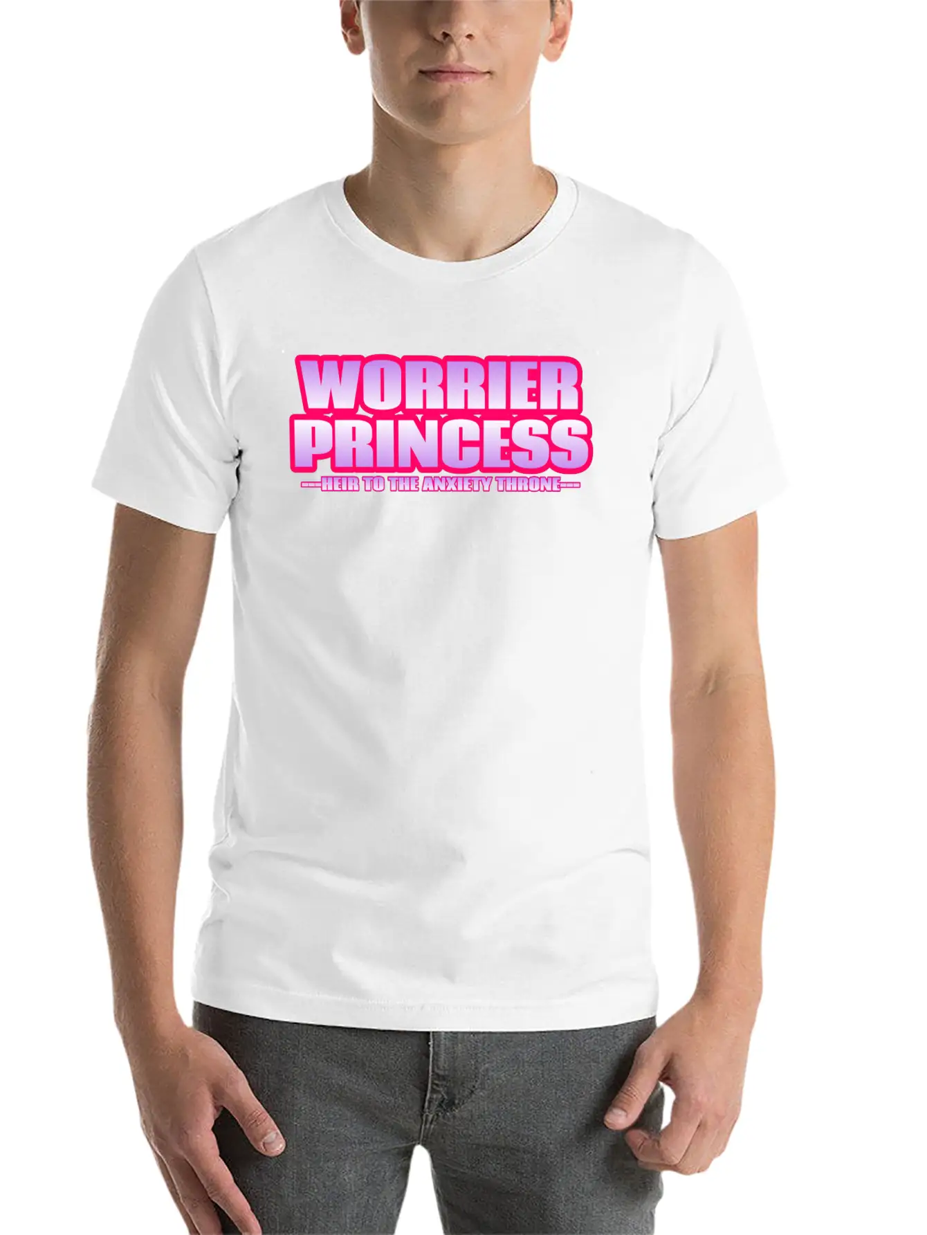 Worrier Princess Unisex Casual T-Shirt – Clean Design For Daily Comfort