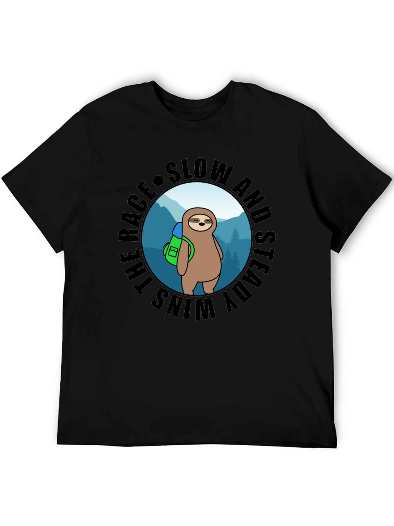 Sloth Hiking T-Shirt: Slow and Steady Wins the Race
