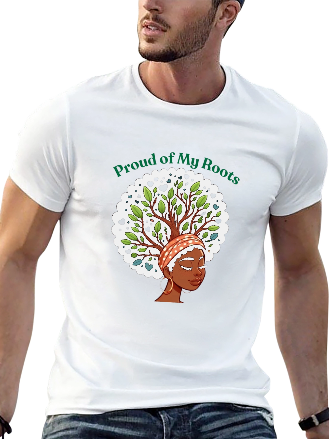Proud of My Roots Black T-Shirt
