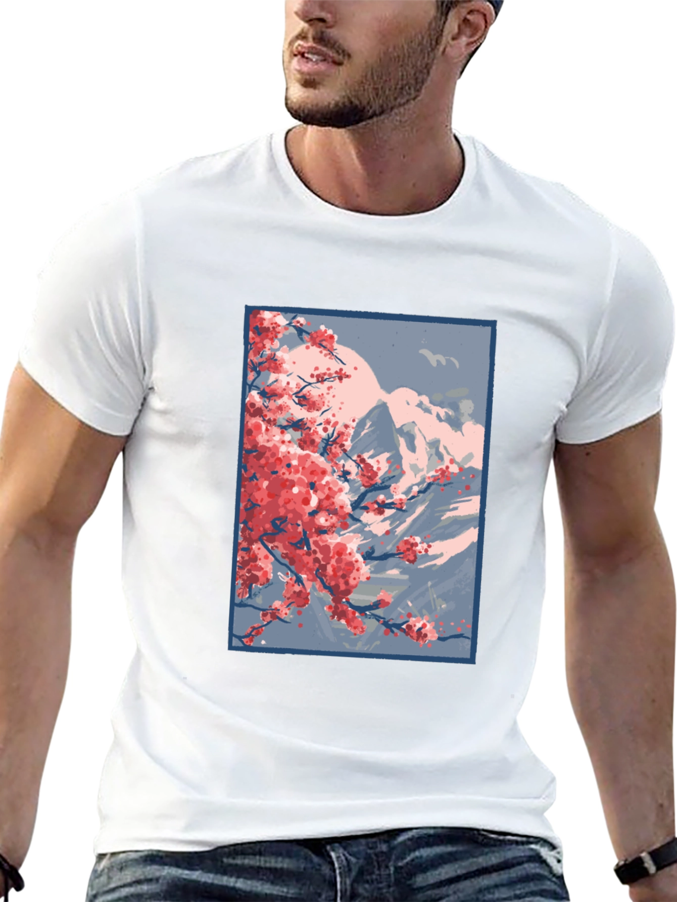 Cherry Blossom Mountain T-Shirt